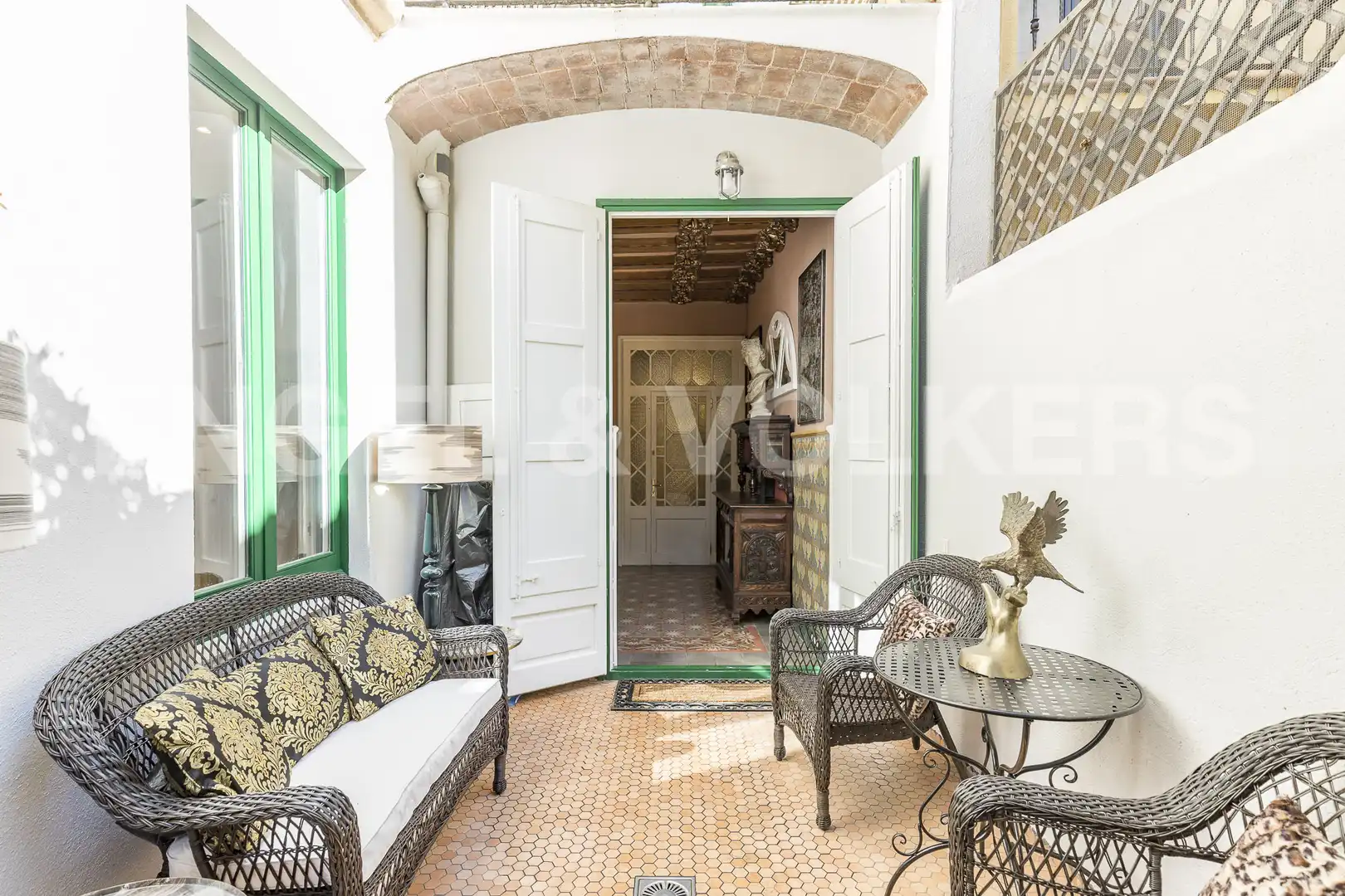 Terraza de Finca rústica en venta en Canet de Mar con Aire acondicionado, Calefacción y Jardín privado