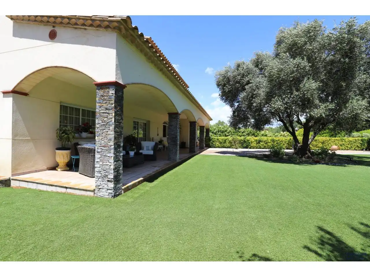 Garden of Houses for sale in Caldes de Malavella  with Heating, Private garden and Terrace