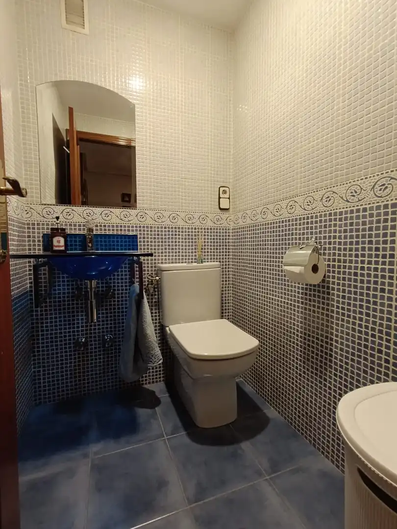 Baño de Piso de alquiler en Oviedo  con Calefacción, Parquet y Terraza