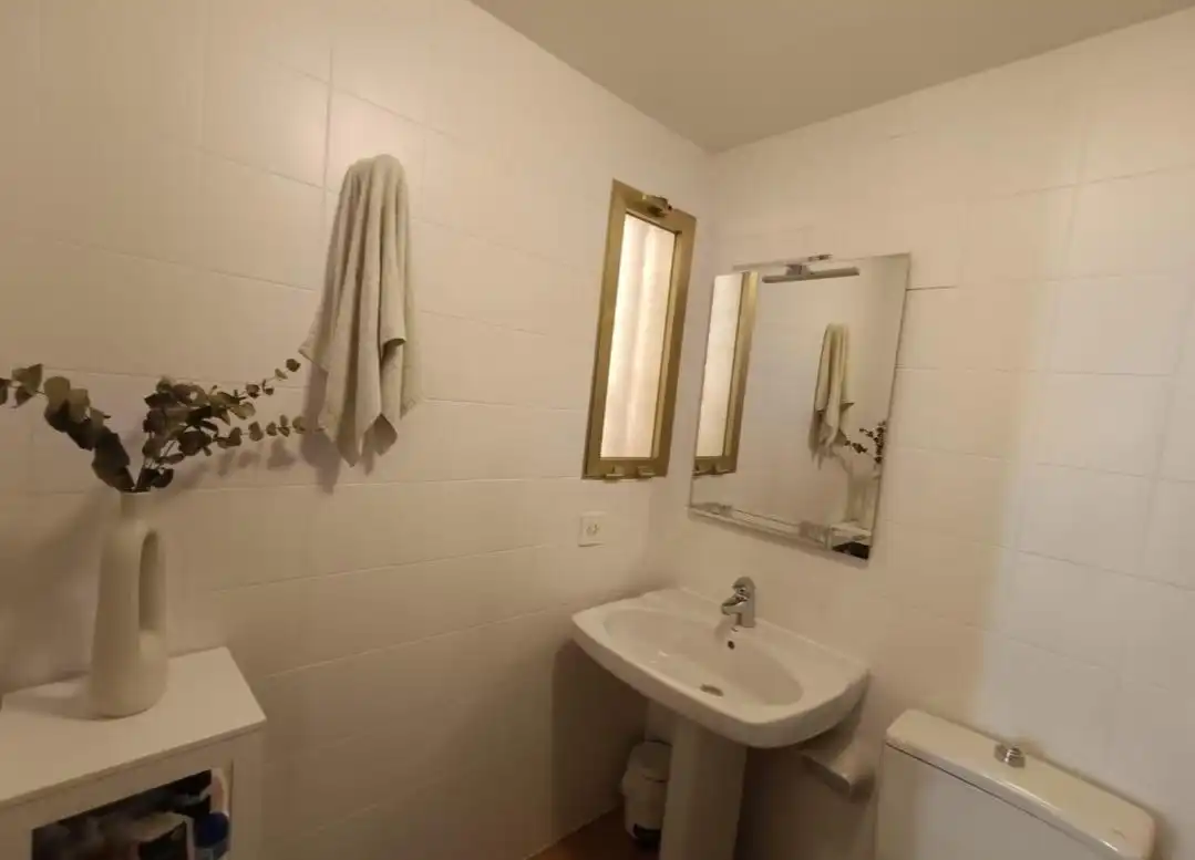 Bany de Apartament en venda en Calpe / Calp amb Aire condicionat, Terrassa i Moblat