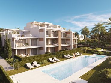 Appartement compact avec piscine à vendre à Estepona Pueblo