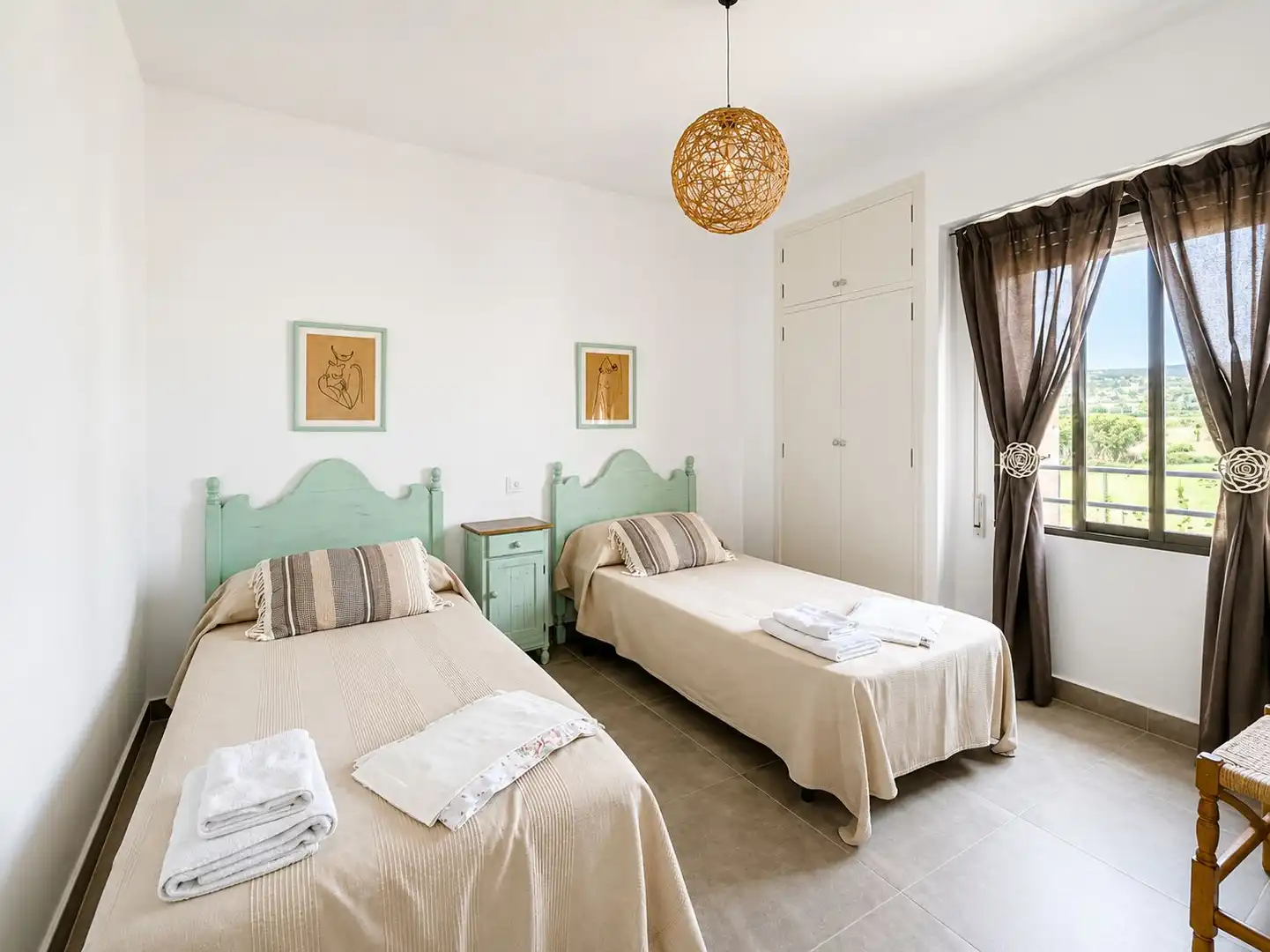 Bedroom of Apartments for rent in Jávea / Xàbia  with Air Conditioner, Terrace and Swimming Pool