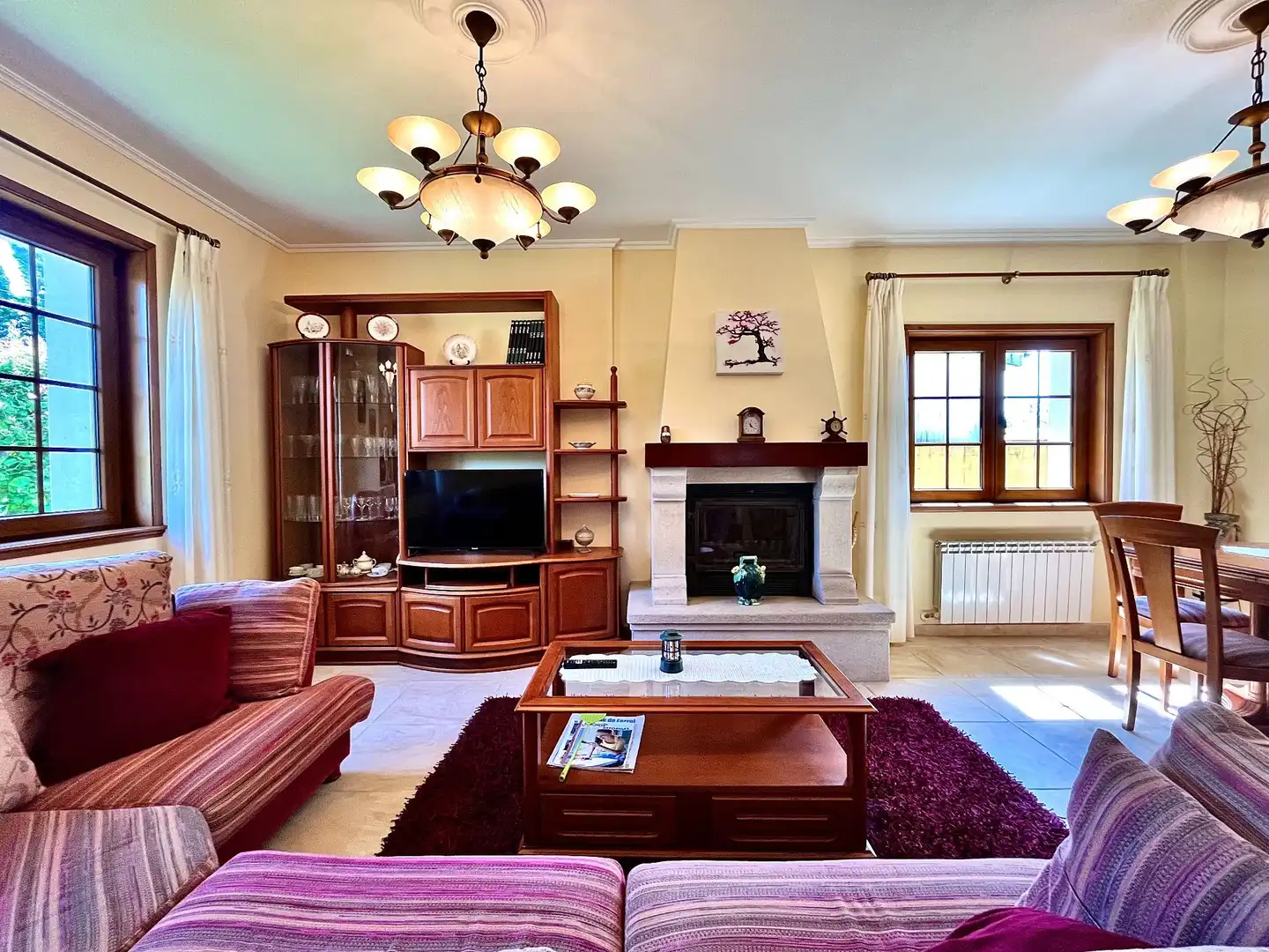 Wohnzimmer von Haus oder Chalet zum Verkauf in Valdoviño mit Heizung, Privatgarten und Abstellraum