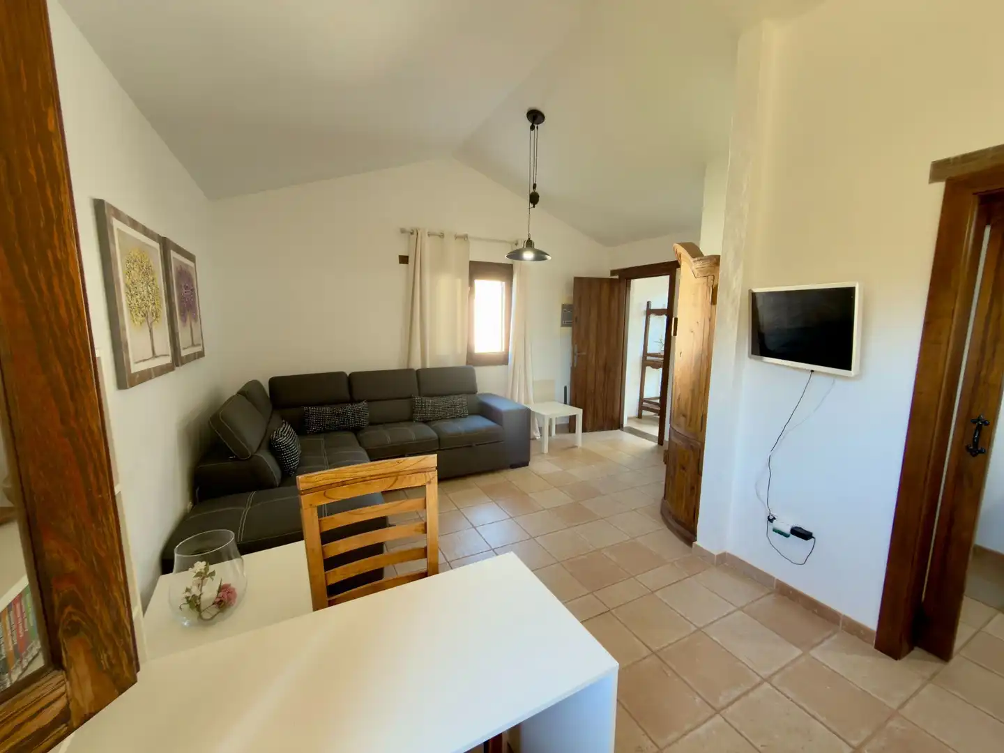Sala de estar de Finca rústica en venta en Tuineje con Piscina