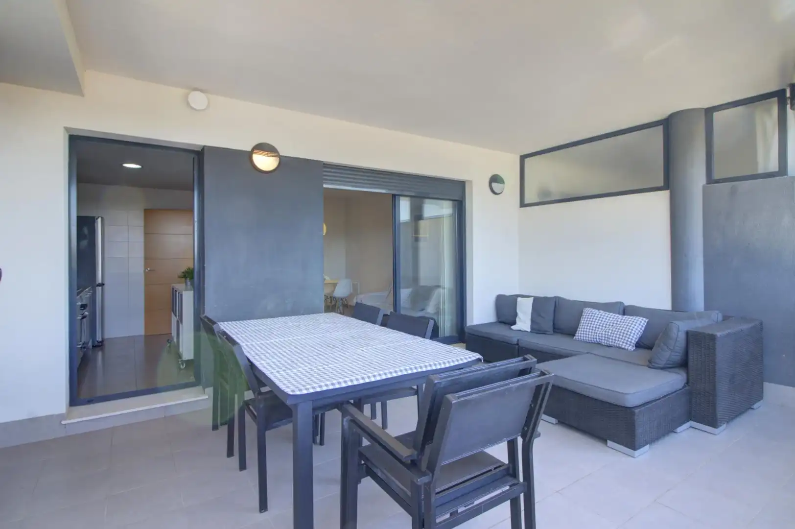 Terrasse von Wohnungen zur Miete in Almenara mit Klimaanlage, Privatgarten und Terrasse
