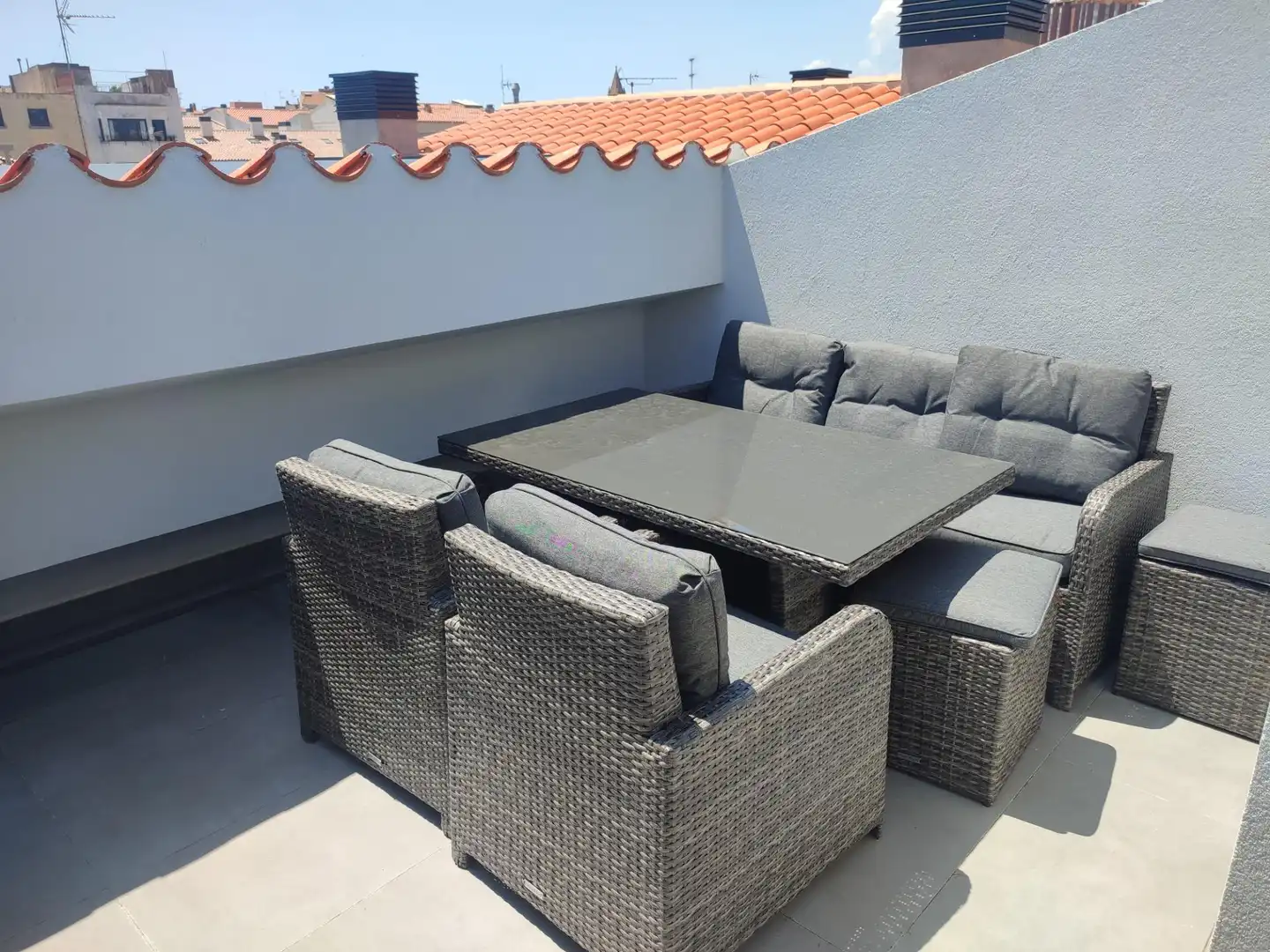 Terraza de Dúplex de alquiler en Palamós con Aire acondicionado, Terraza y Amueblado