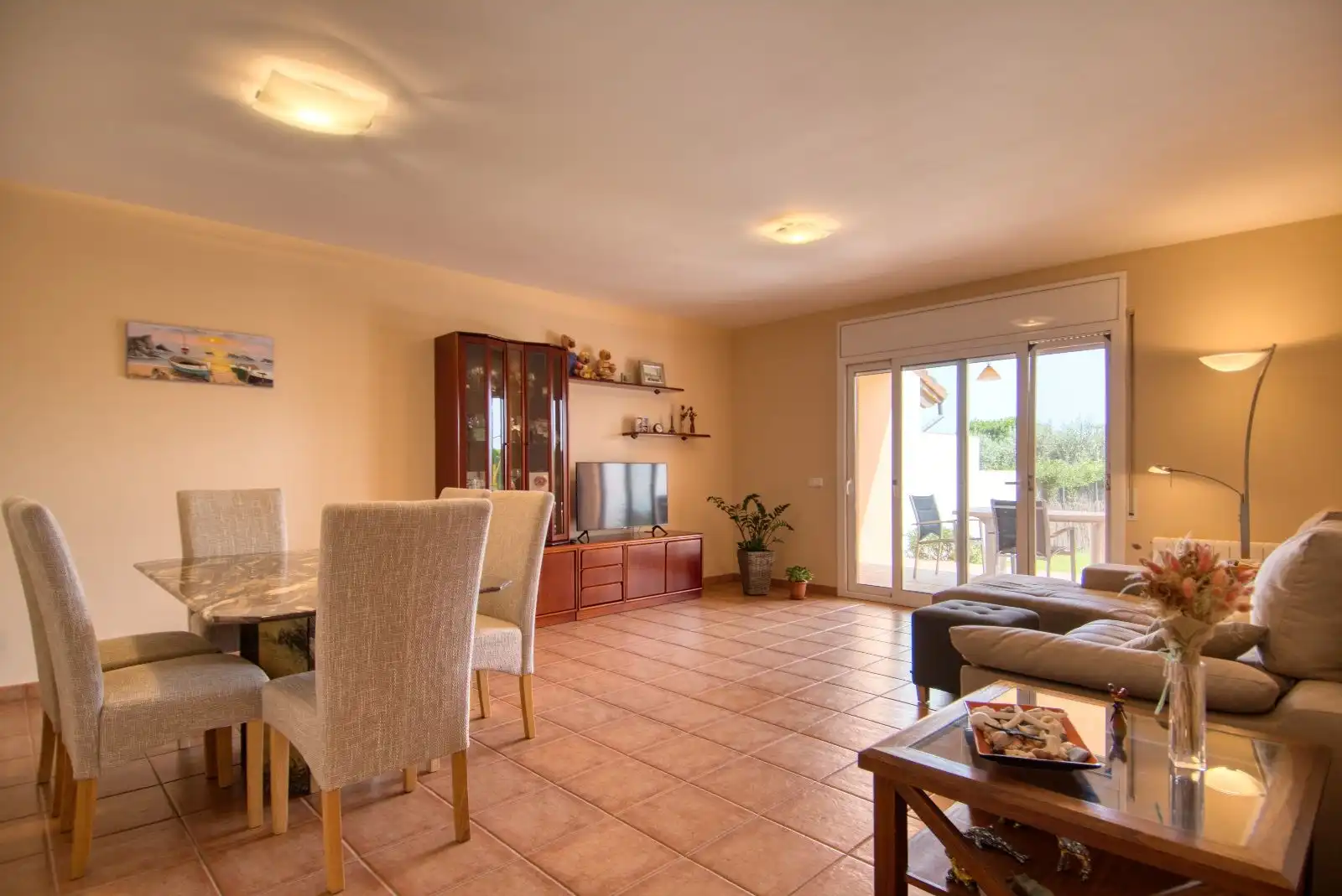 Sala d'estar de Casa adosada en venda en Palafrugell amb Calefacció