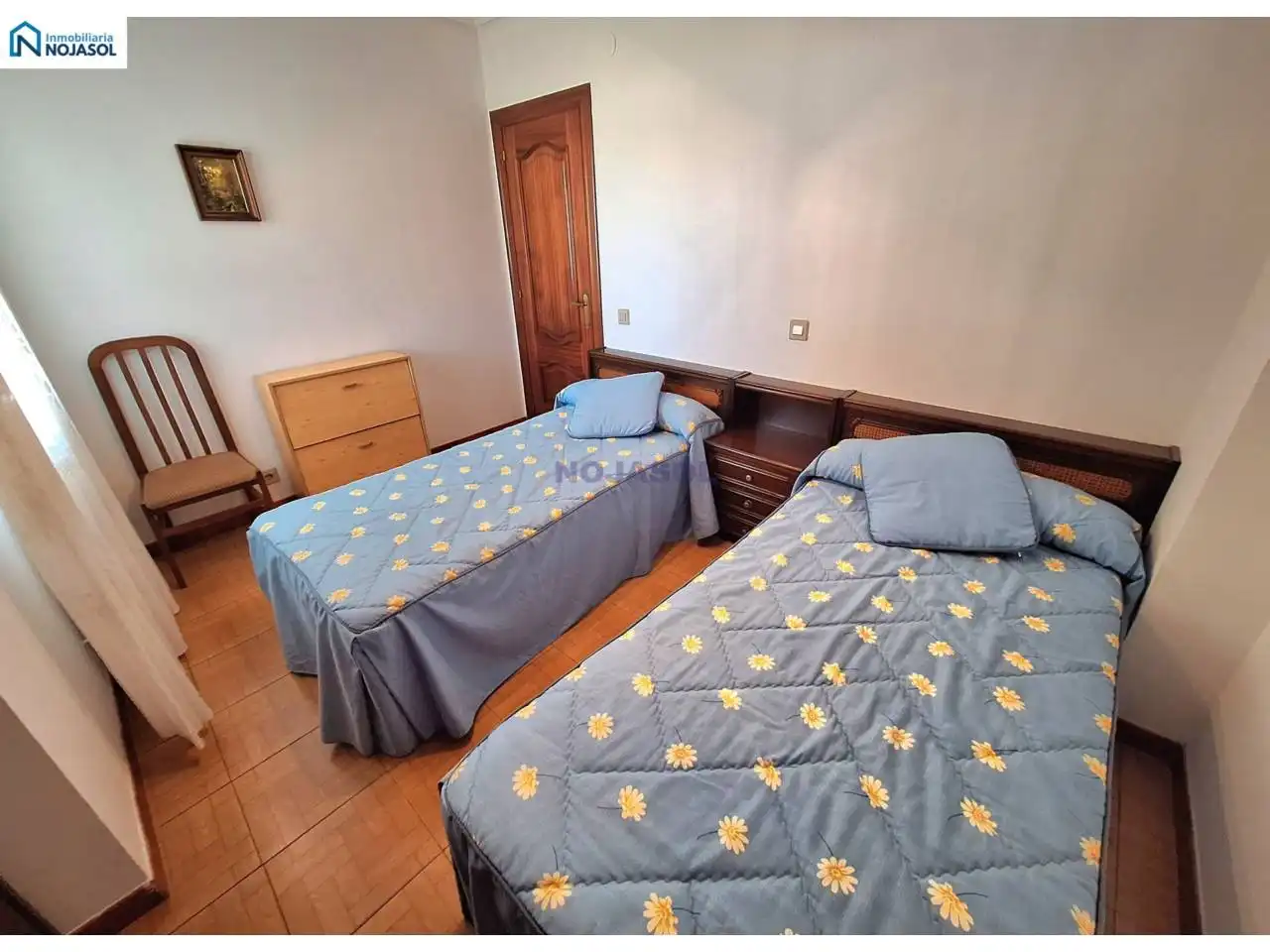 Dormitori de Casa o xalet de lloguer en Noja amb Calefacció, Jardí privat i Moblat
