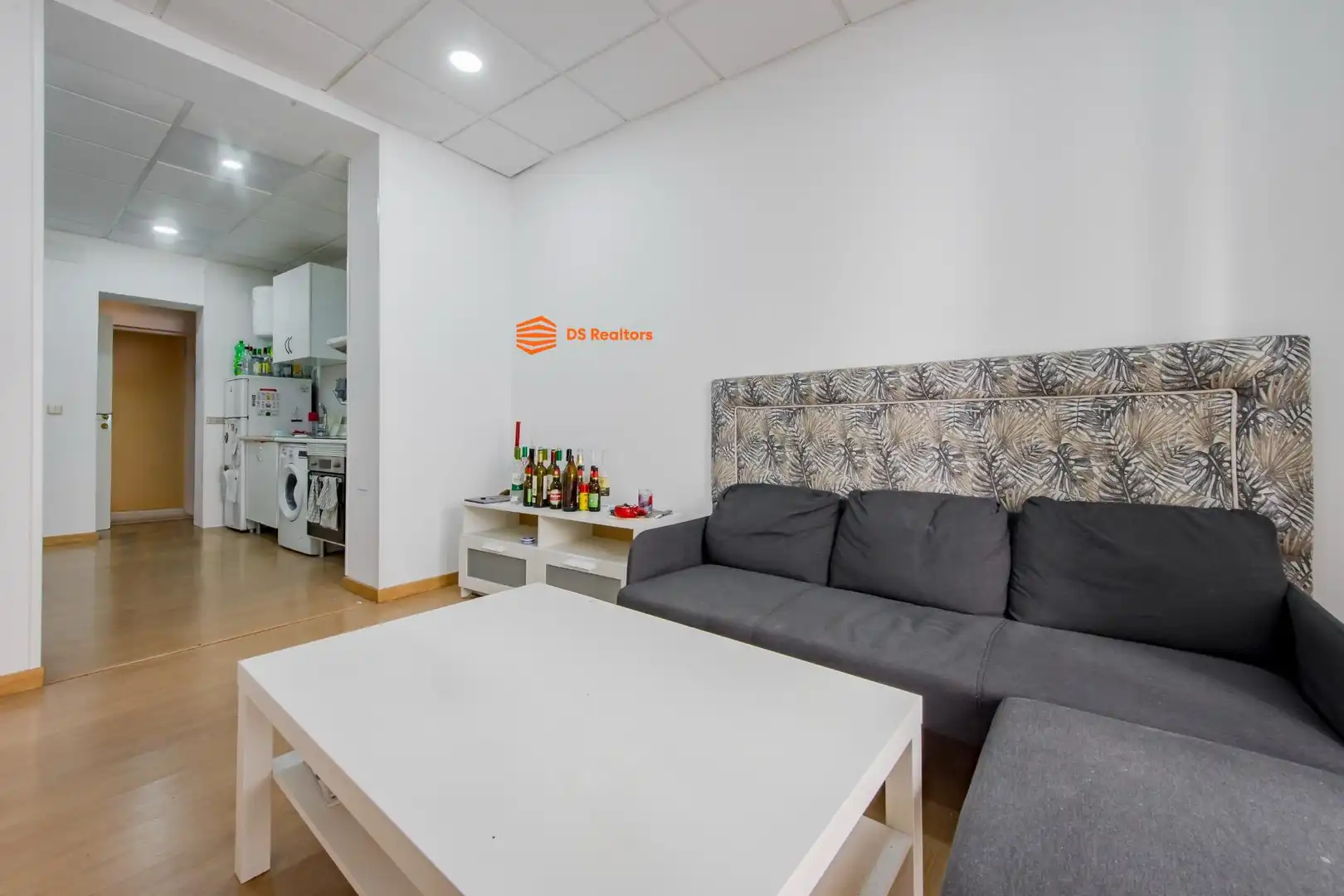 Wohnzimmer von Wohnung zur Miete in Madrid mit Heizung, Möbliert und Balkon