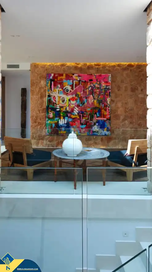 Sala d'estar de Casa o xalet en venda en Sant Josep de sa Talaia amb Aire condicionat, Calefacció i Jardí privat