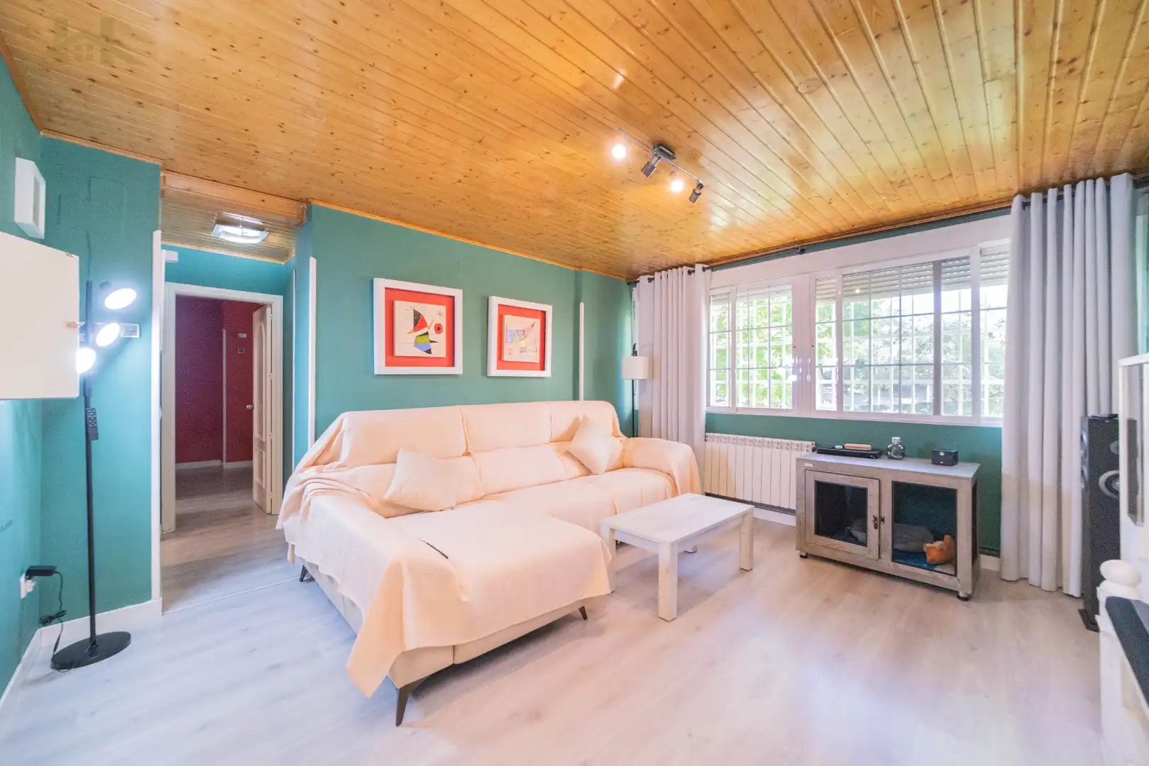 Sala de estar de Piso en venta en Fuenlabrada con Calefacción, Trastero y Amueblado