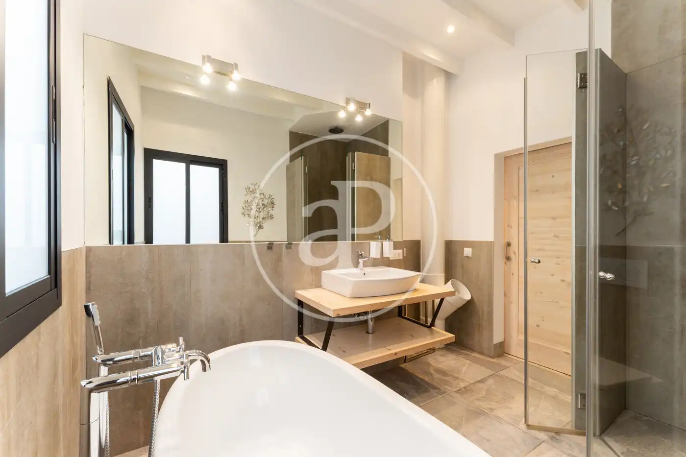 Badezimmer von Haus oder Chalet zum Verkauf in  Palma de Mallorca mit Klimaanlage, Heizung und Terrasse