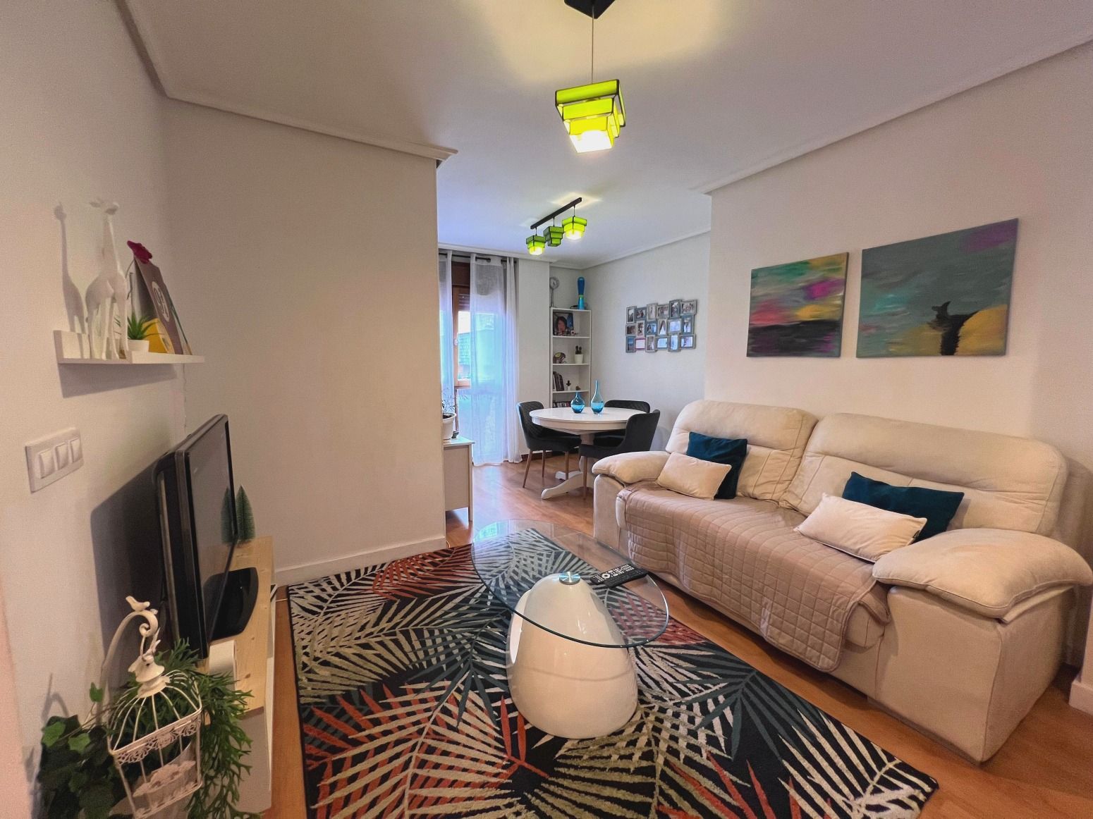 Living room of Flat for sale in Soto del Barco  with Heating, Private garden and Storage room
