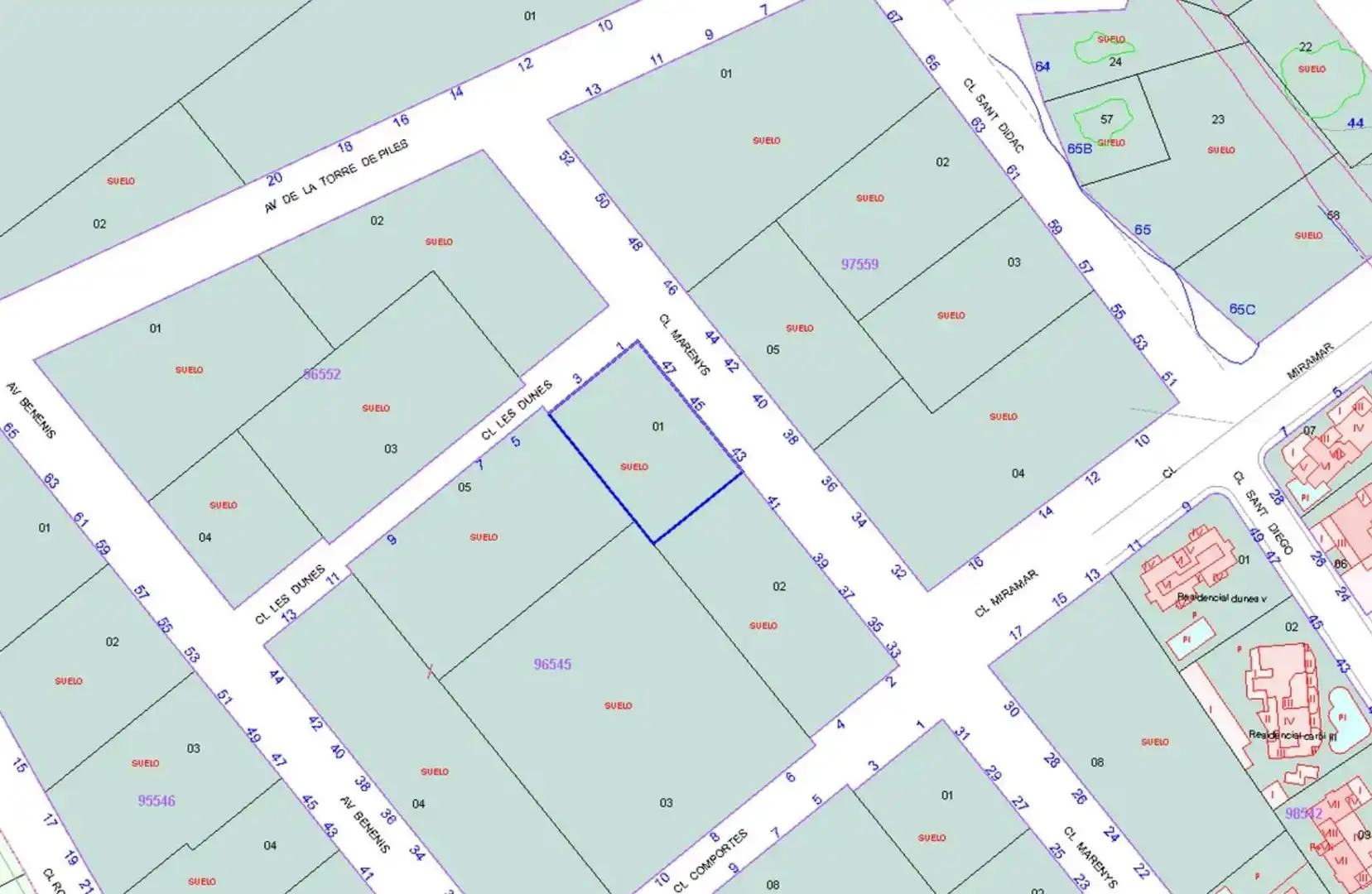 Terreny residencial en venda a Piles