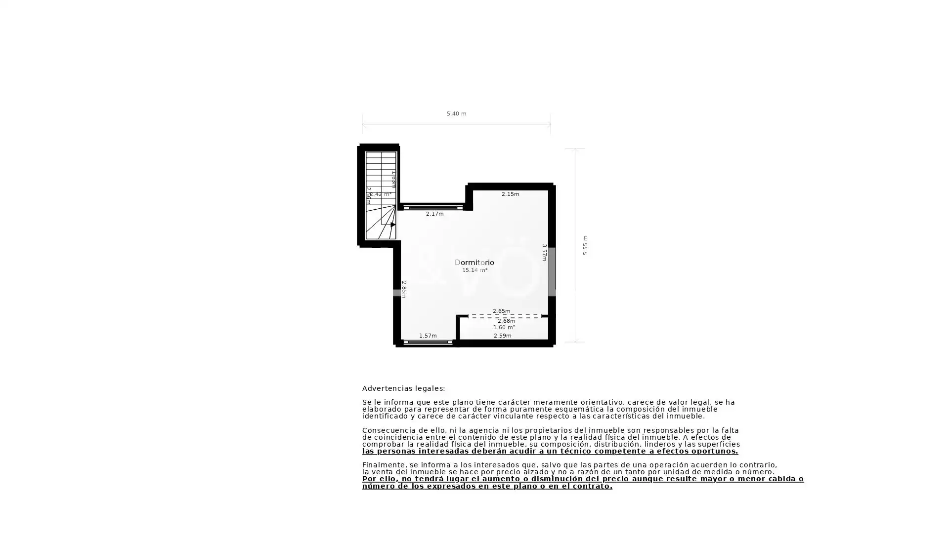 Dachboden zum Verkauf in Valencia mit Heizung und Balkon