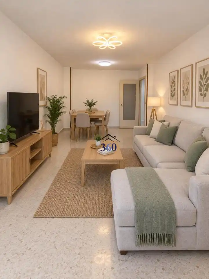 Living room of Flat for rent in Cáceres  with Terrace and Furnished