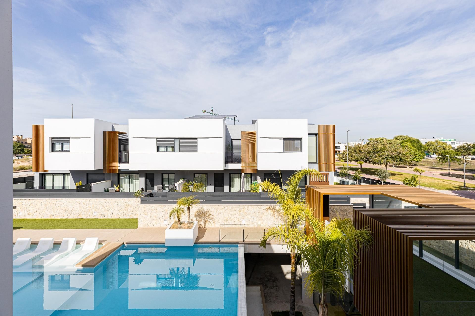 Exterior view of House or chalet for sale in  Murcia Capital  with Air Conditioner, Private garden and Terrace