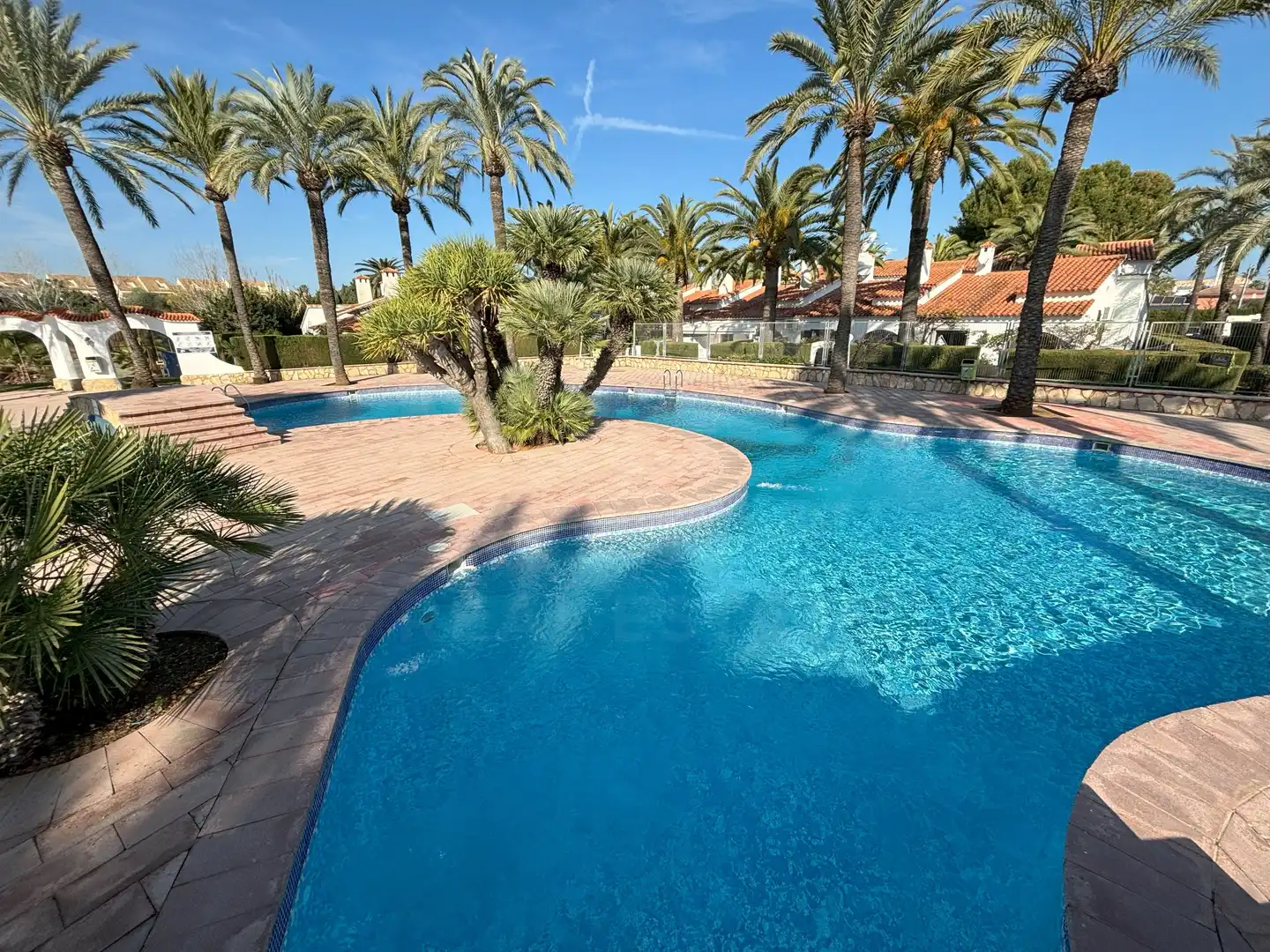 Piscina de Pis de lloguer en Dénia