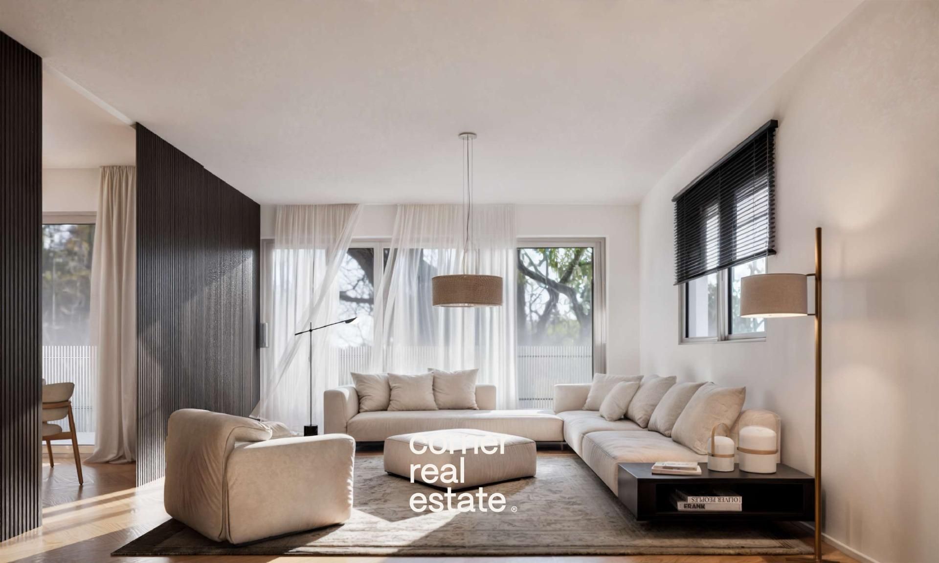 Sala d'estar de Casa o xalet en venda en Sant Cugat del Vallès amb Aire condicionat, Calefacció i Jardí privat
