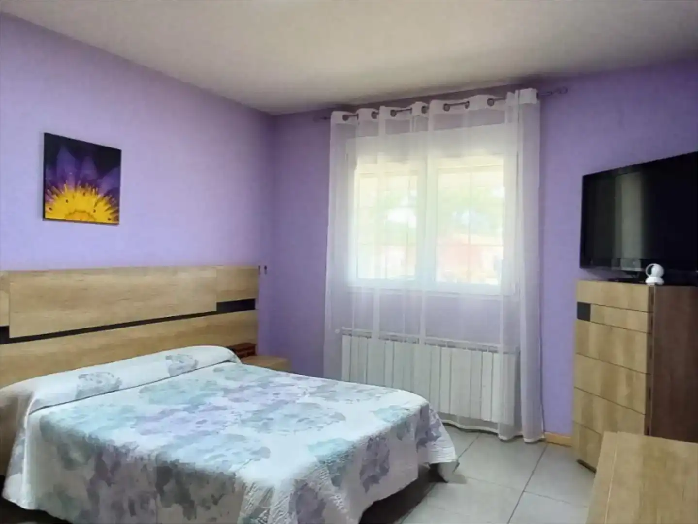 Bedroom of Flat for sale in Sanchonuño  with Heating, Private garden and Parquet flooring