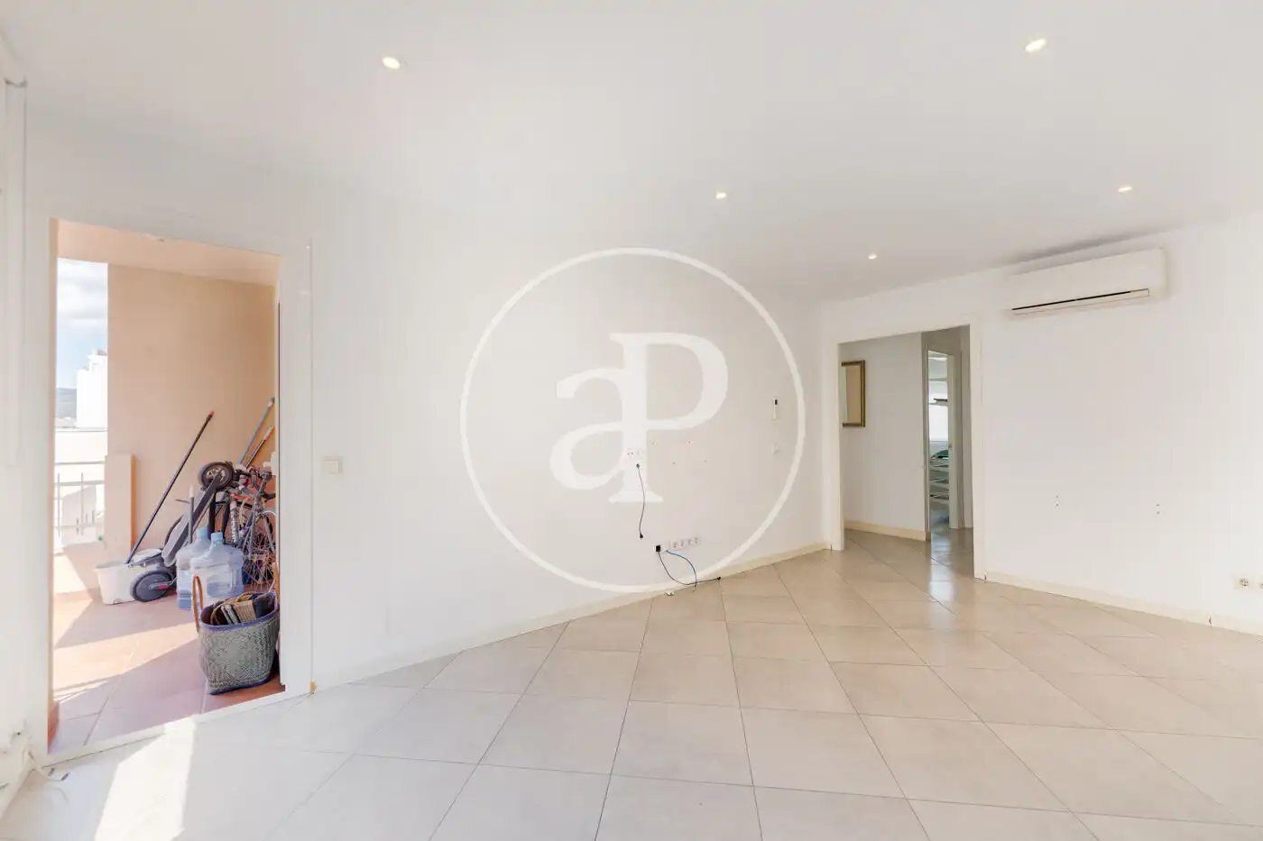 Sala d'estar de Pis en venda en  Palma de Mallorca amb Aire condicionat i Balcó