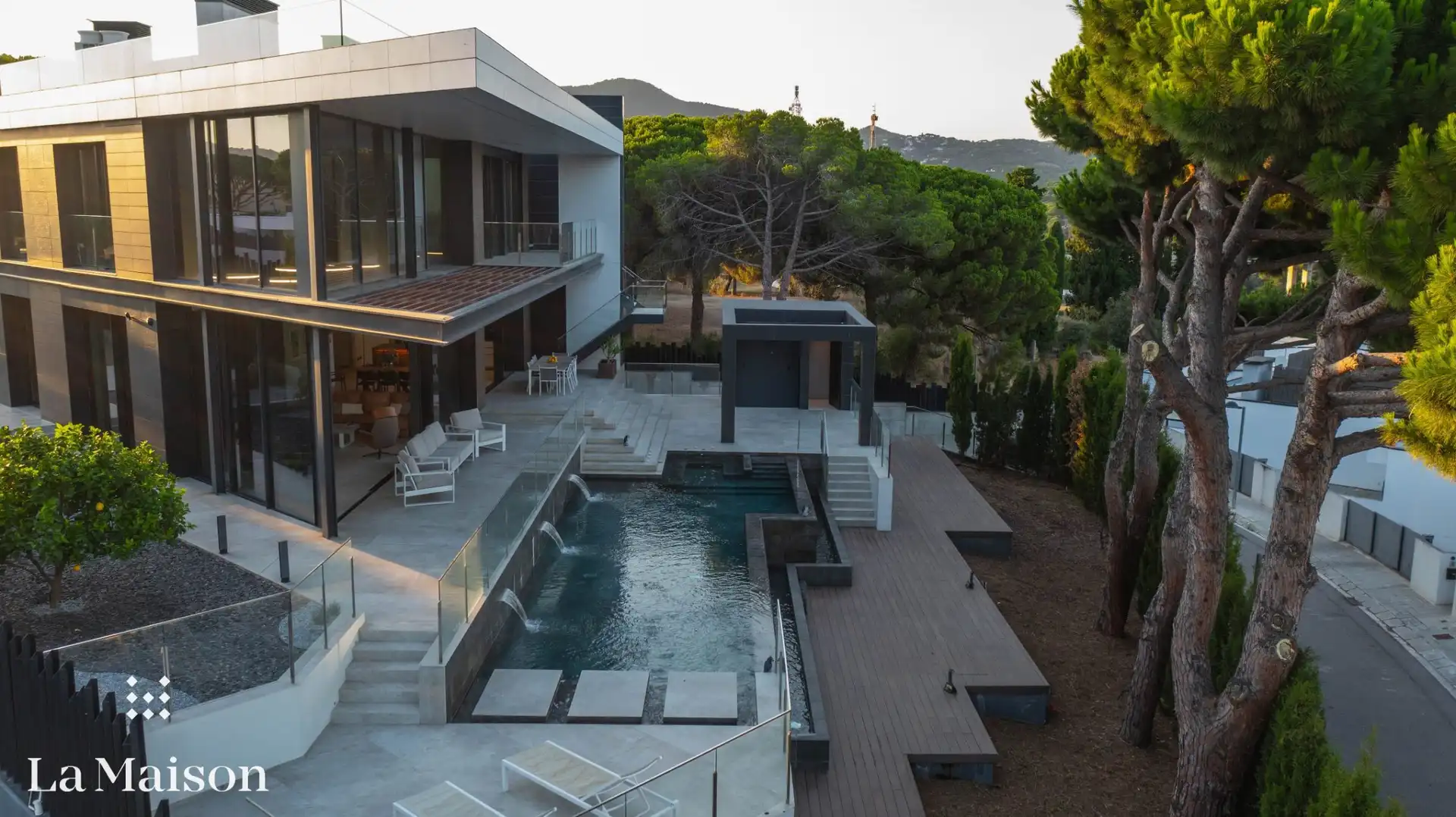 Terraza de Casa o chalet en venta en Caldes d'Estrac con Aire acondicionado, Calefacción y Jardín privado