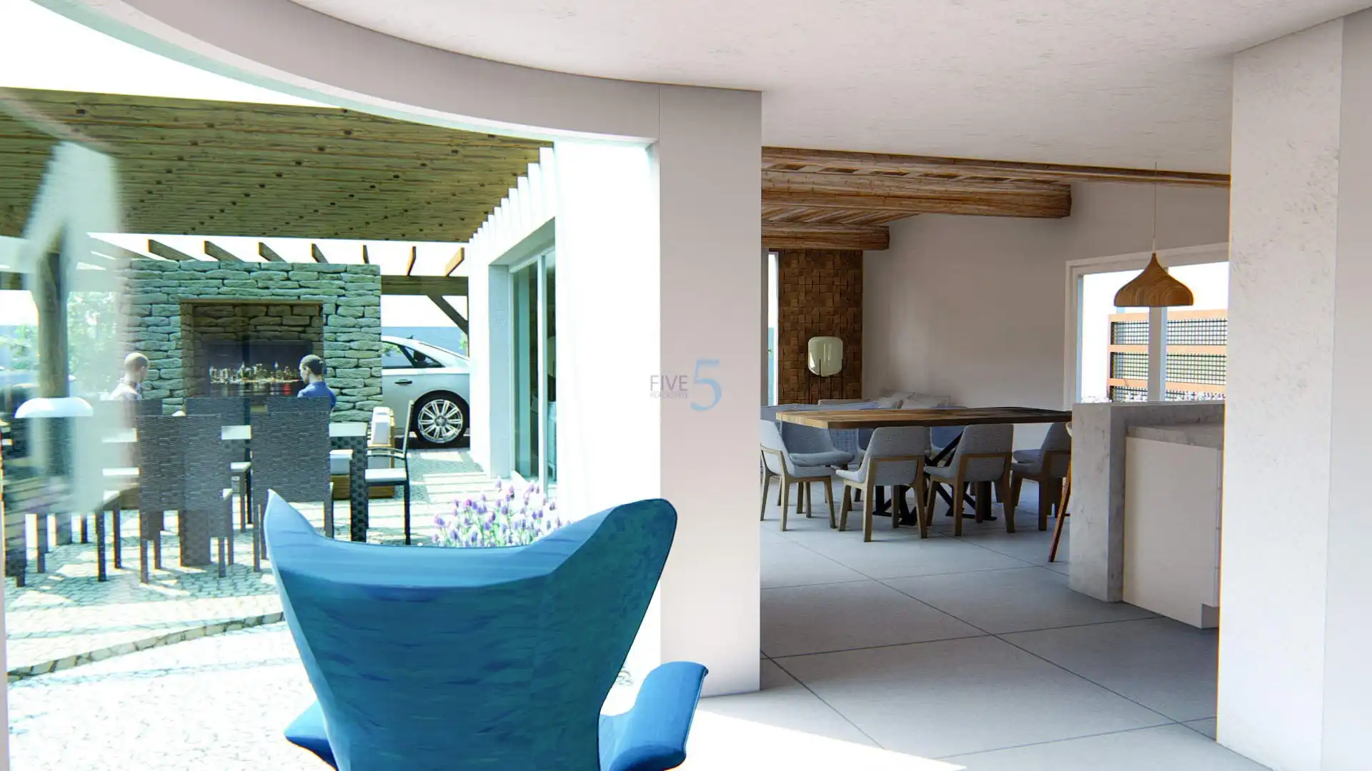 Terraza de Casa o chalet en venta en Pueblo - Urbanizaciones