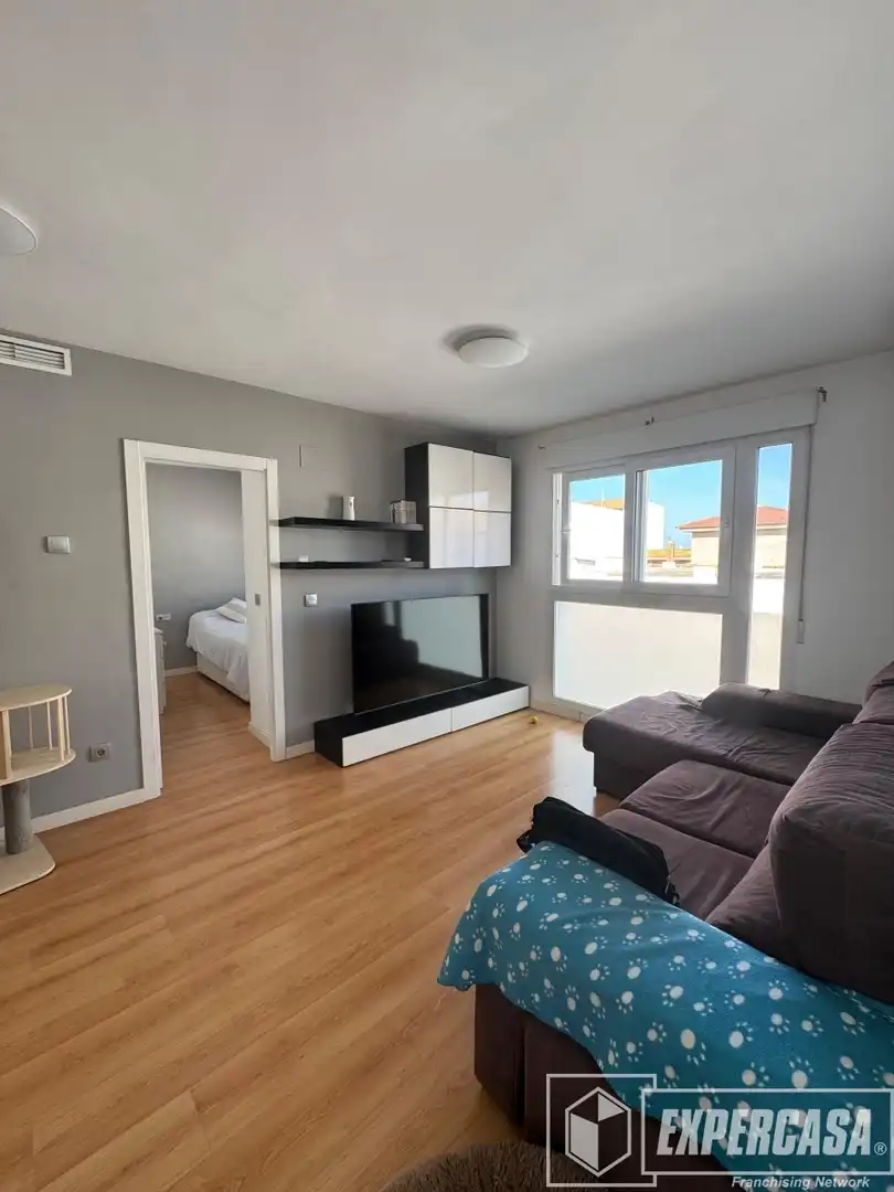Sala de estar de Piso en venta en Beniparrell con Aire acondicionado, Parquet y Amueblado