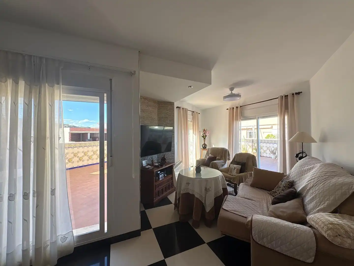 Sala de estar de Ático en venta en Puerto Lumbreras con Aire acondicionado, Terraza y Trastero