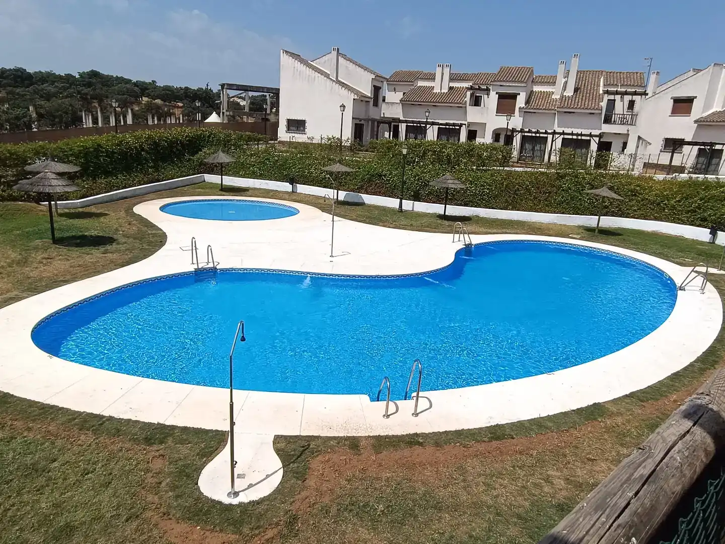 Piscina de Casa o xalet en venda en El Ronquillo amb Aire condicionat i Piscina