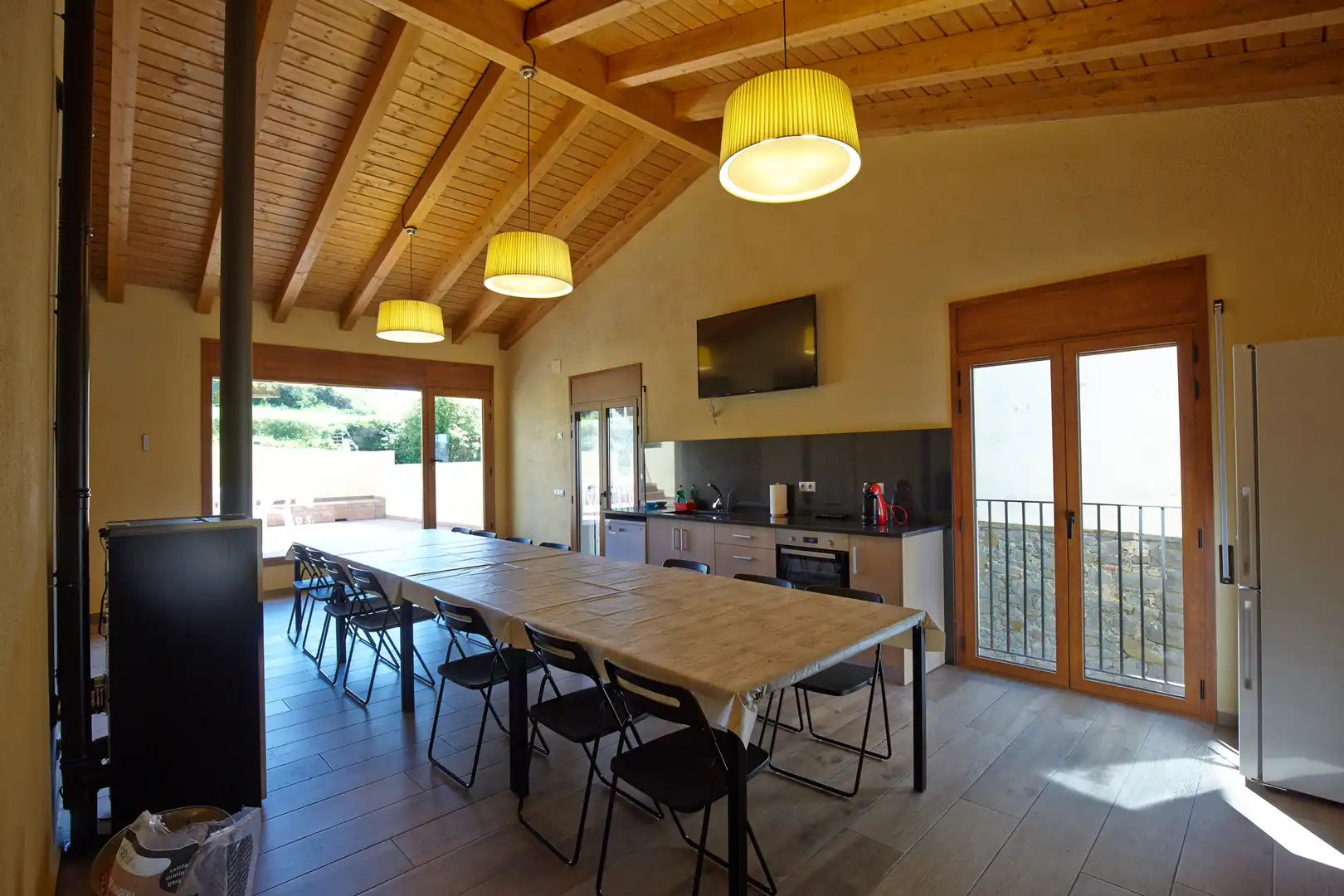 Comedor de Casa o chalet en venta en L'Esquirol con Calefacción, Jardín privado y Terraza