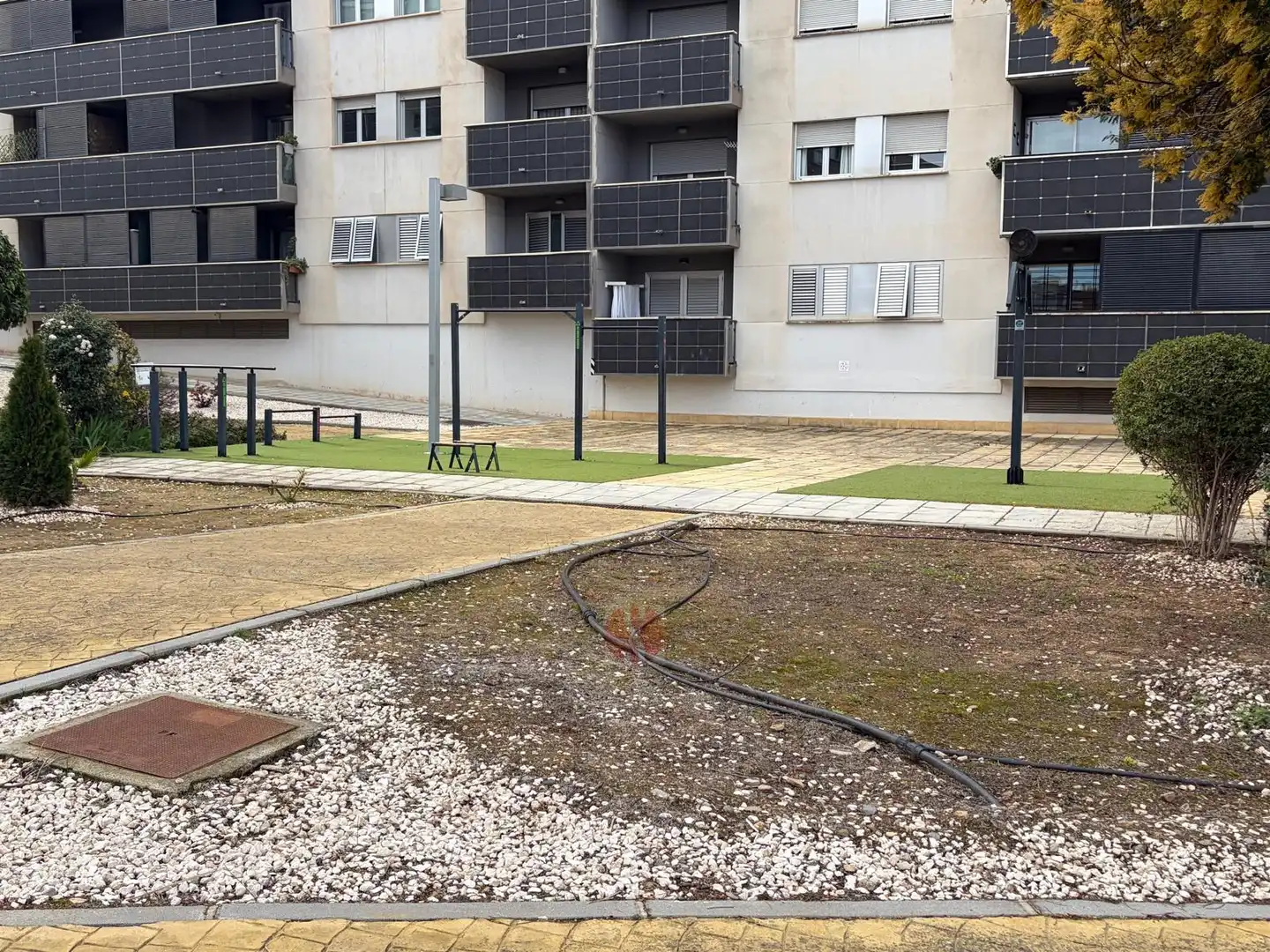 Parking of Flat for sale in Alhendín  with Parquet flooring, Terrace and Community pool