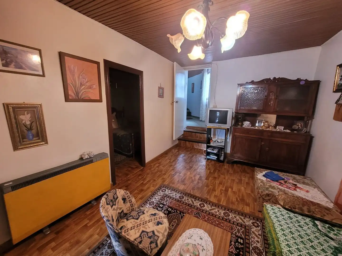 Sala d'estar de Finca rústica en venda en Trasmiras amb Terrassa