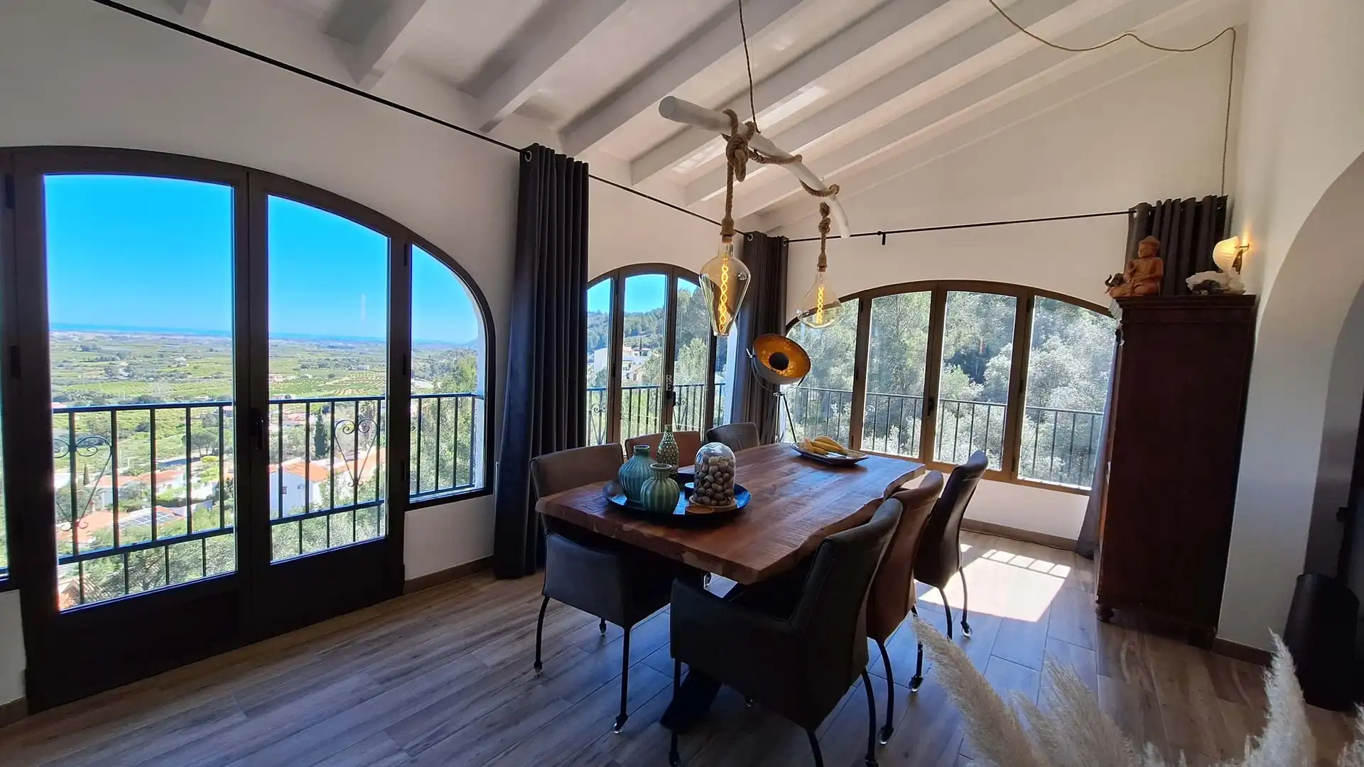 Dining room of Houses for sale in Benidoleig  with Air Conditioner, Heating and Terrace