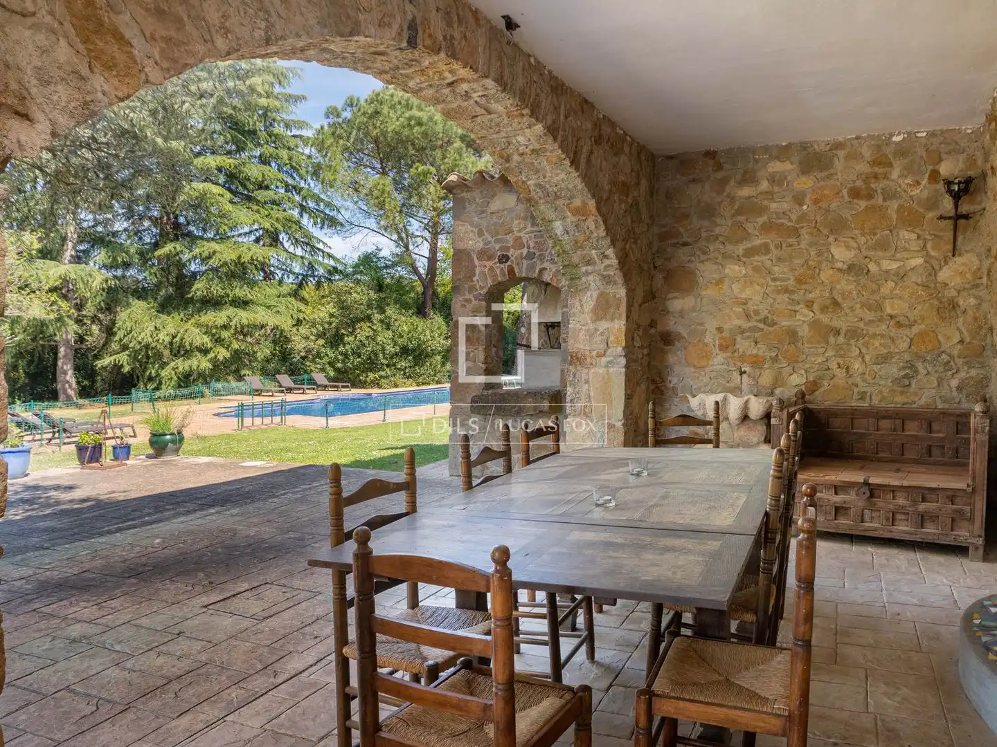 Terrassa de Finca rústica en venda en Sant Martí Vell amb Calefacció, Jardí privat i Traster