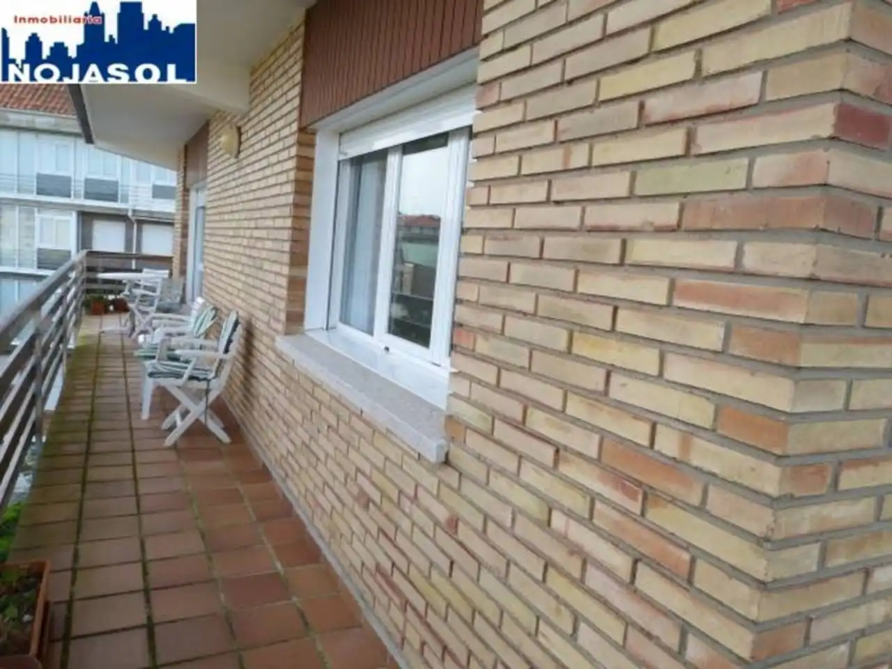 Balcony of Flat for rent in Noja  with Heating, Terrace and Furnished