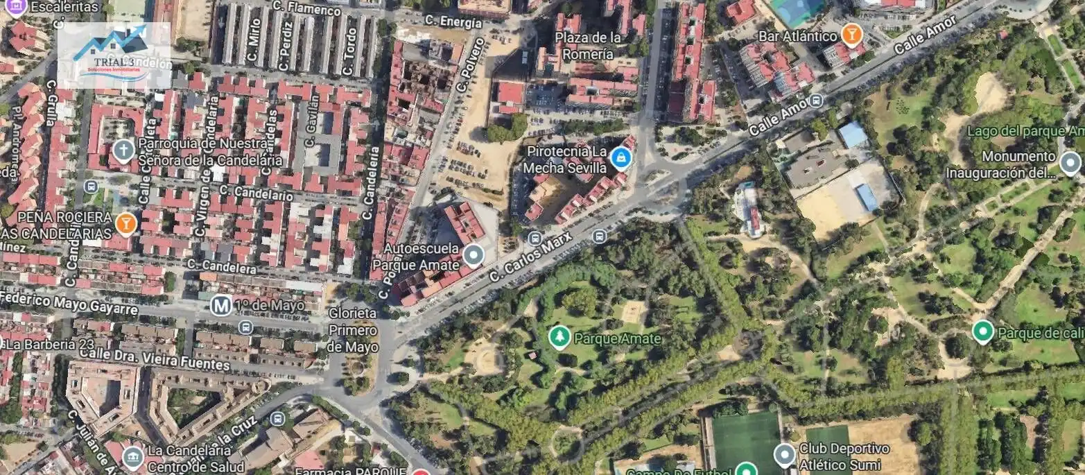 Vista exterior de Local en venta en Sevilla