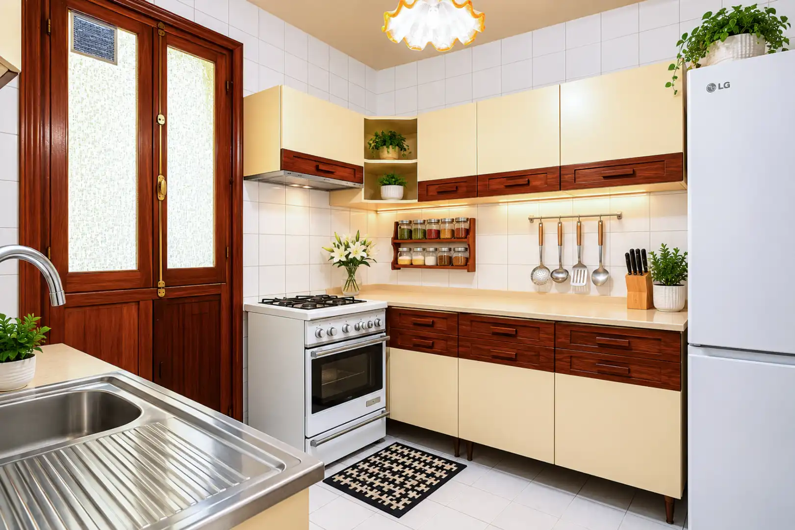 Küche von Wohnung zum Verkauf in Madrid mit Klimaanlage und Heizung