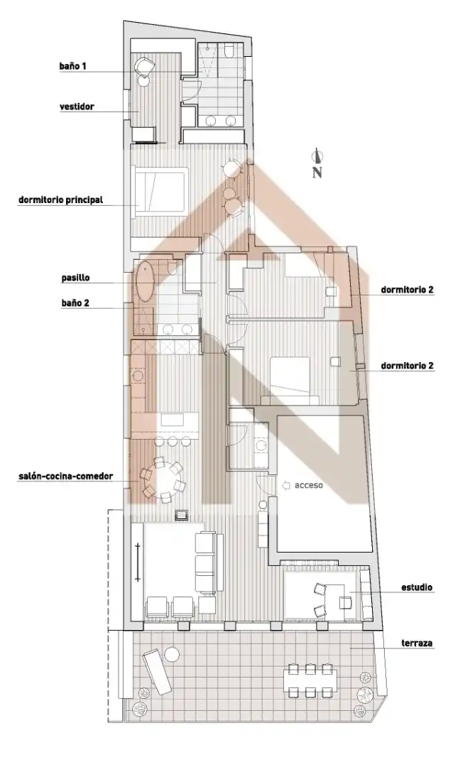 Attic for sale in Vitoria - Gasteiz  with Heating, Terrace and Storage room