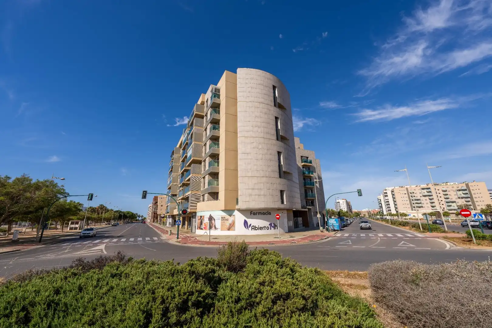 Exterior view of Flat for sale in Almería  with Air Conditioner, Terrace and Storage room