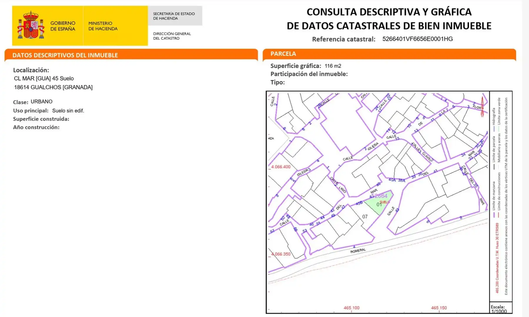 Vista exterior de Residencial en venta en Gualchos pueblo