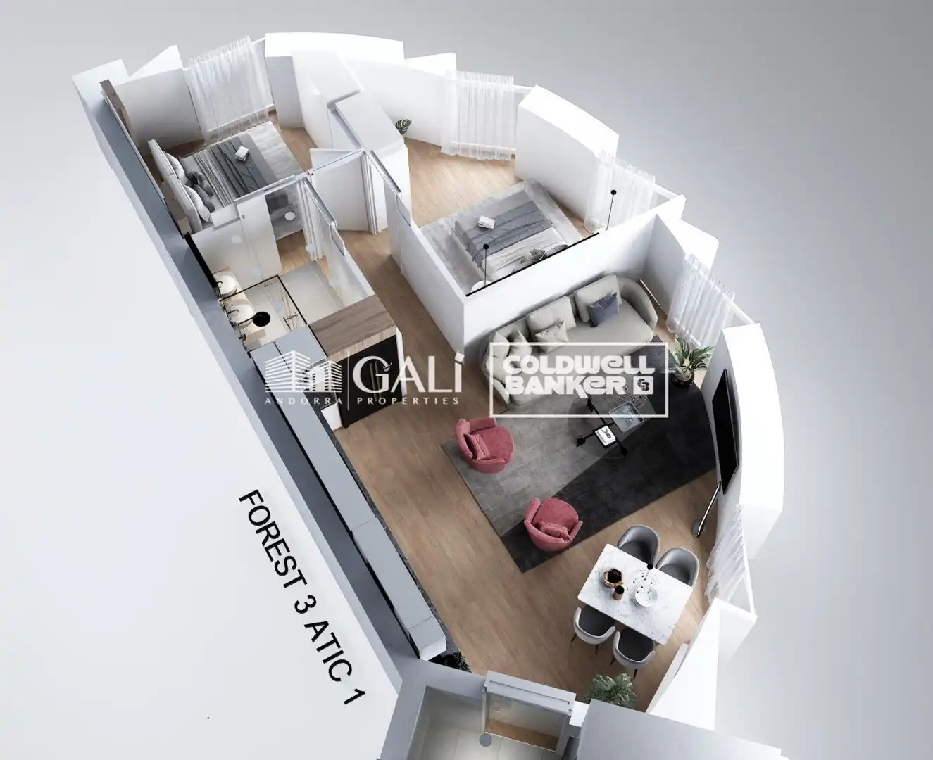 Ático de alquiler en Canillo con Calefacción, Jardín privado y Terraza