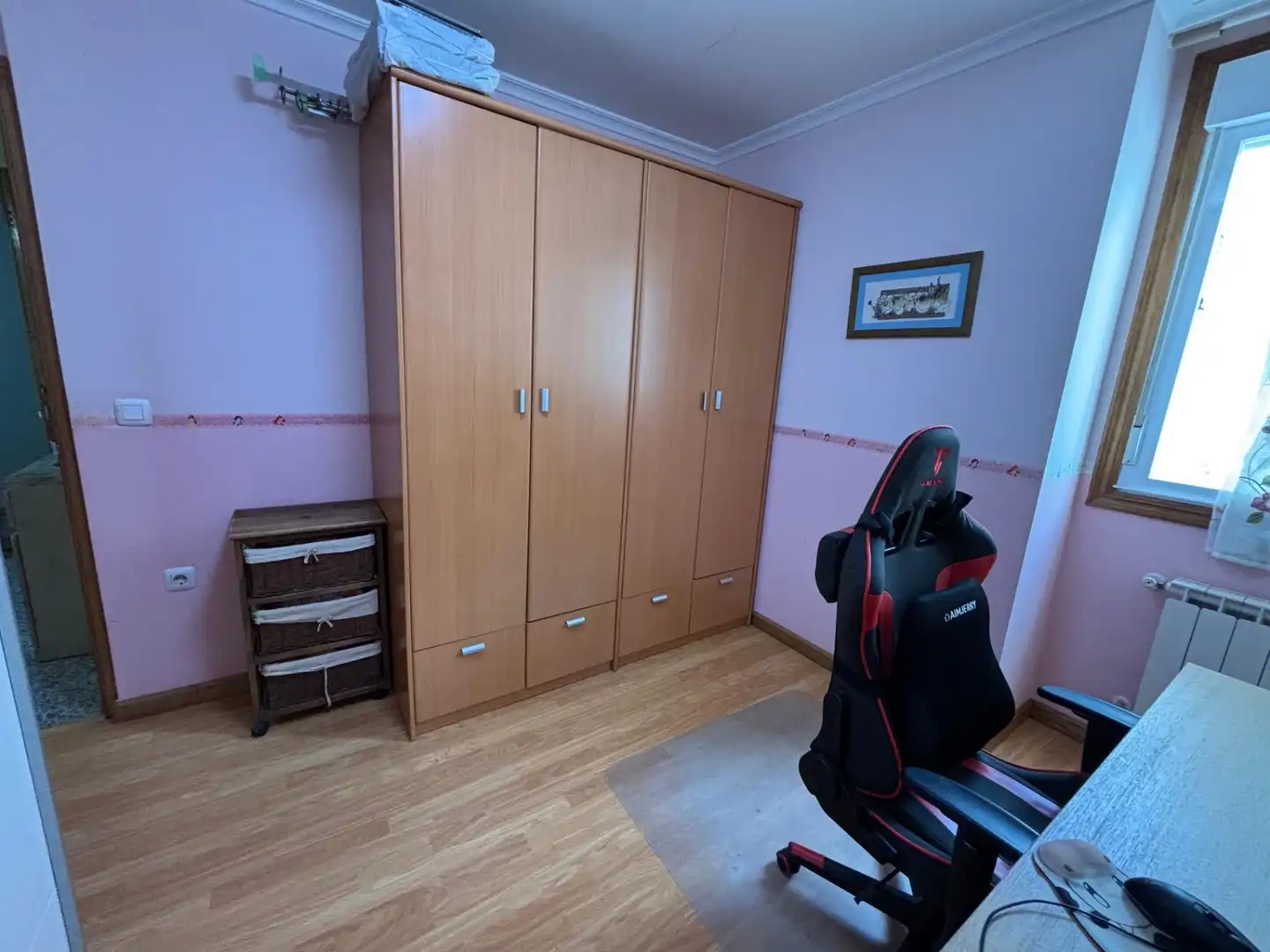 Bedroom of Attic for sale in Foz  with Heating, Terrace and Furnished