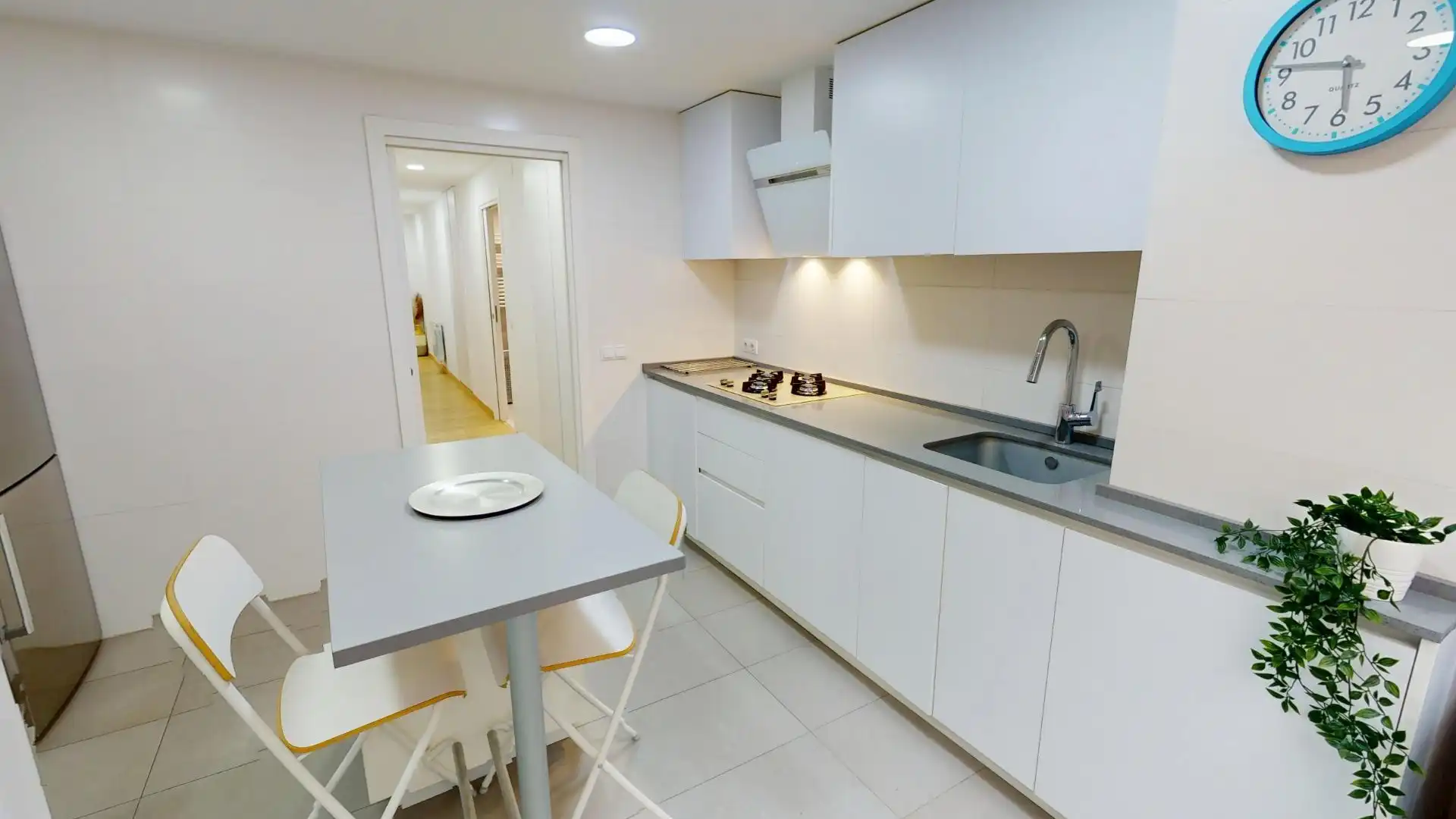 Kitchen of Flat for sale in  Valencia Capital  with Air Conditioner, Parquet flooring and Balcony
