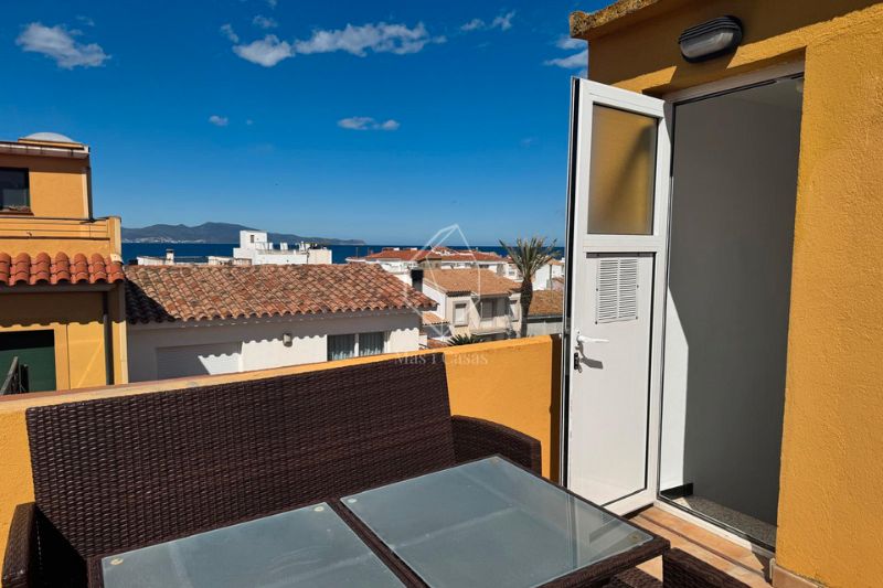 Balcony of Single-family semi-detached for sale in L'Escala  with Air Conditioner and Terrace