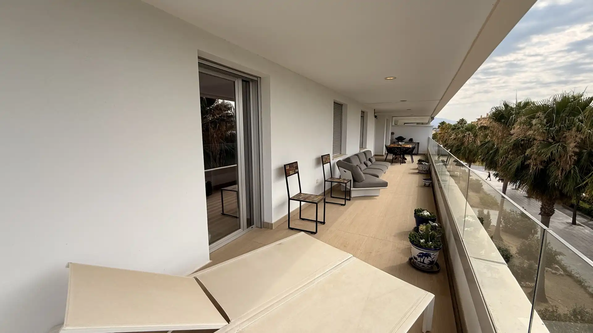 Terrassa de Apartament de lloguer en Marbella amb Aire condicionat, Calefacció i Terrassa