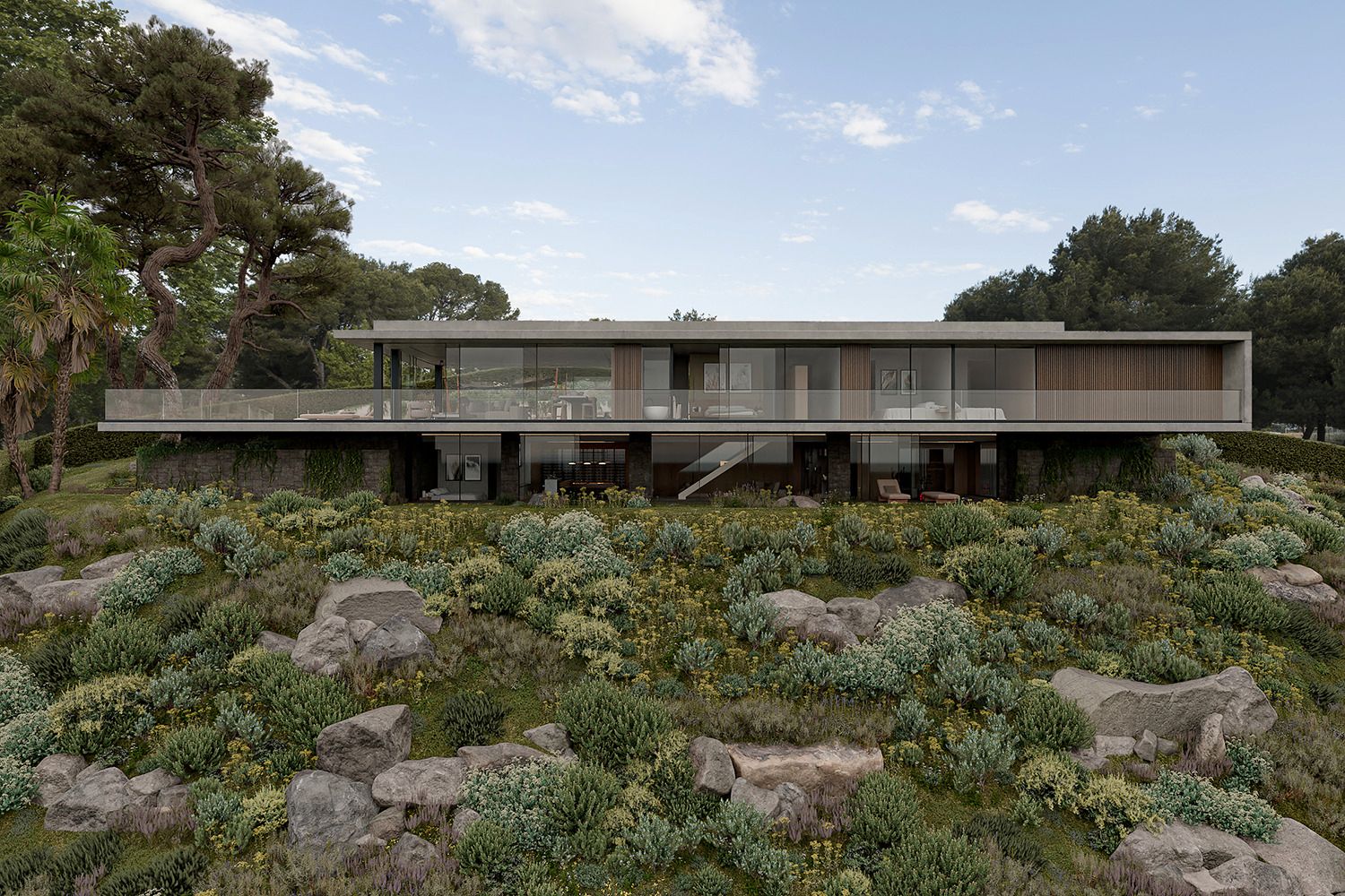 Vista exterior de Casa o xalet en venda en Sant Andreu de Llavaneres amb Aire condicionat, Calefacció i Jardí privat