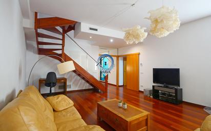 Living room of Duplex for sale in Sant Feliu de Guíxols  with Air Conditioner, Heating and Parquet flooring