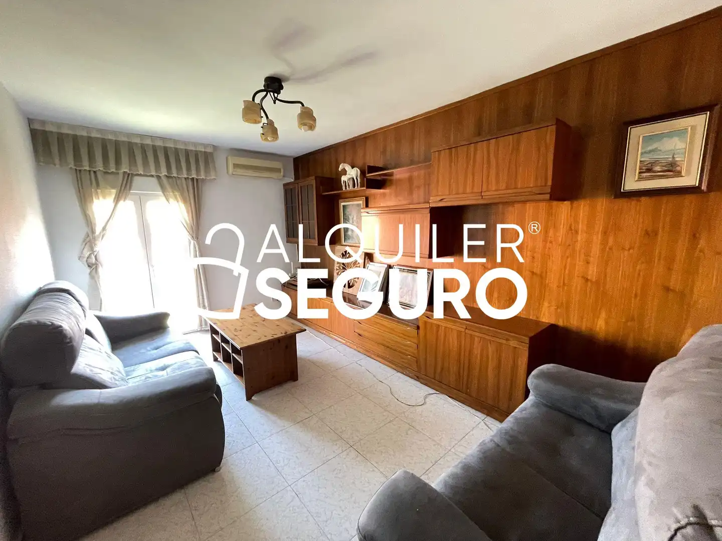 Living room of Flat for rent in Madrid  with Air Conditioner, Heating and Terrace