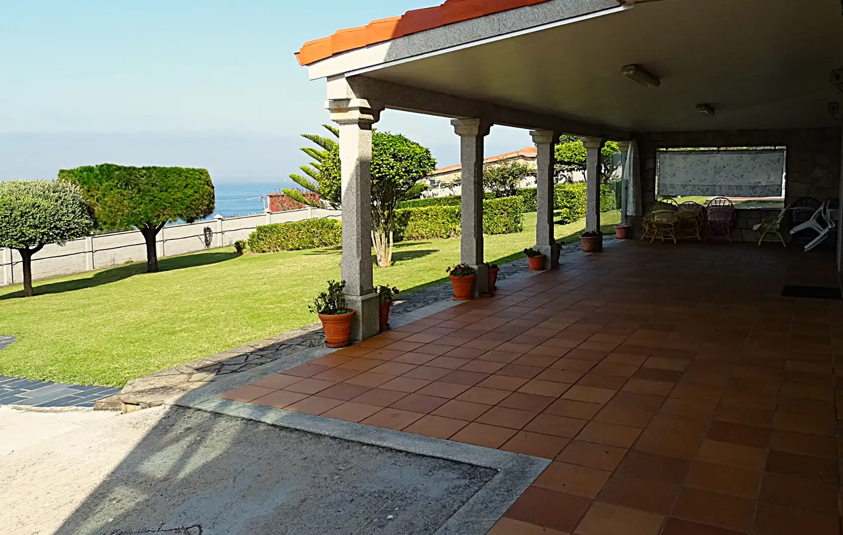 Jardí de Casa o xalet en venda en Valdoviño amb Calefacció, Jardí privat i Parquet